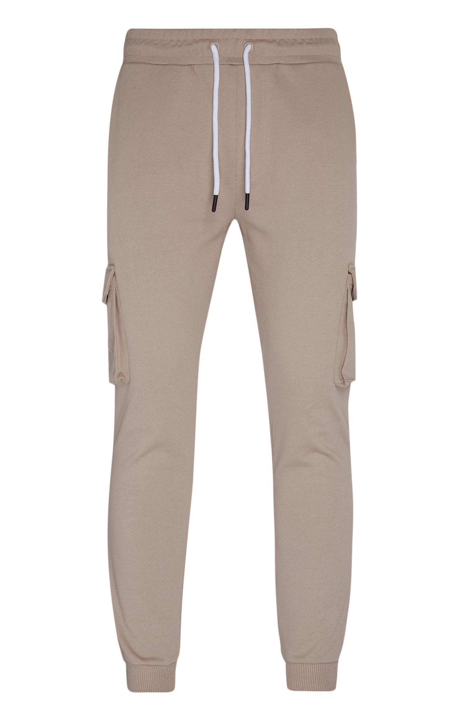 stone cargo joggers