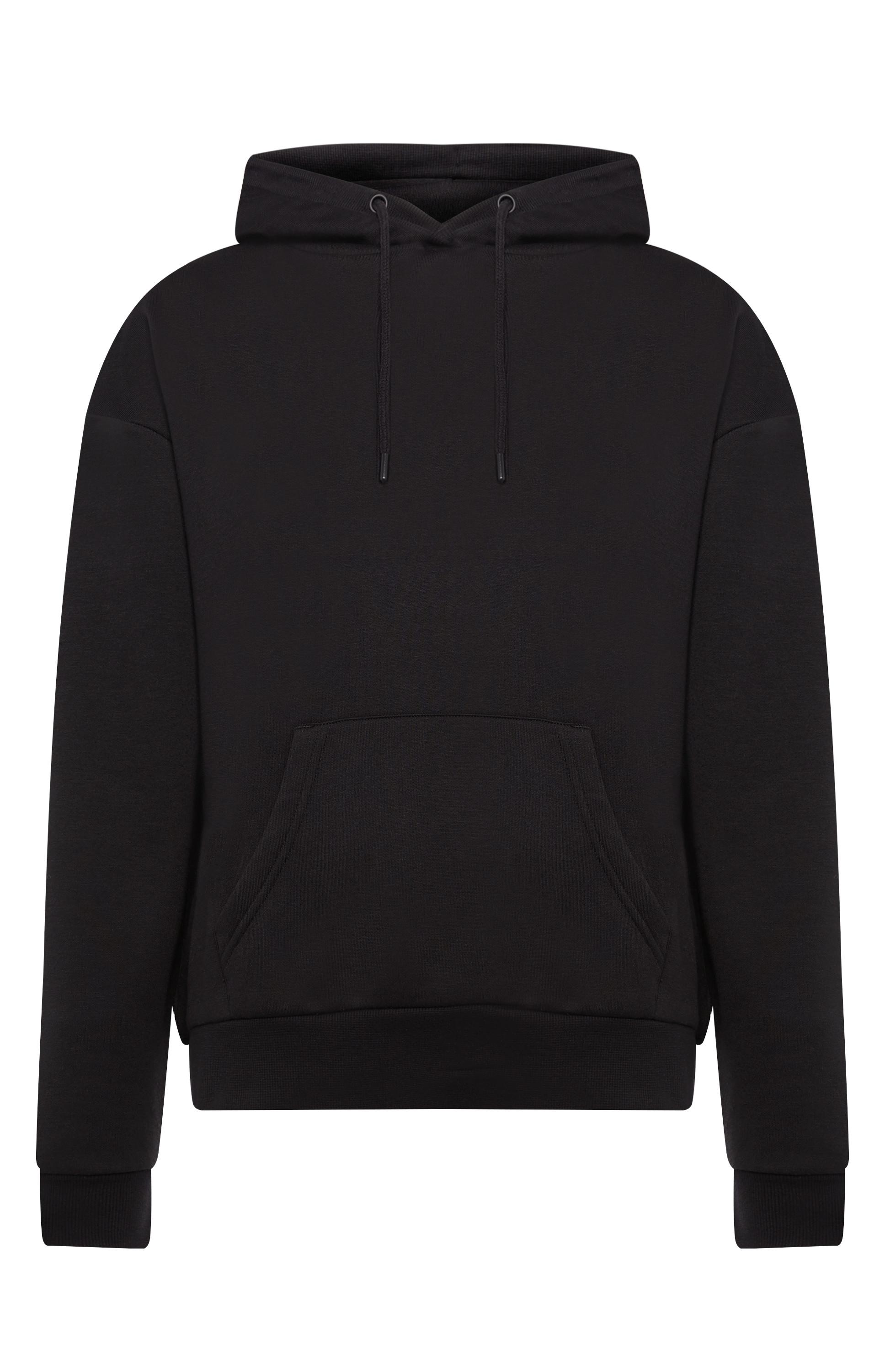 sudadera negra mujer lisa