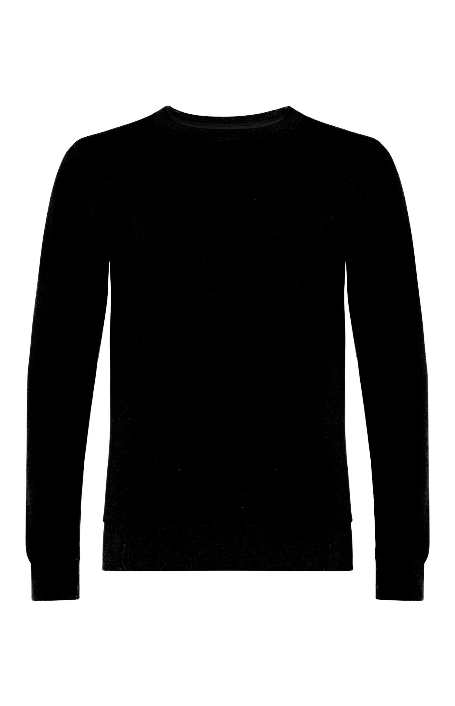 black crew neck mens jumper