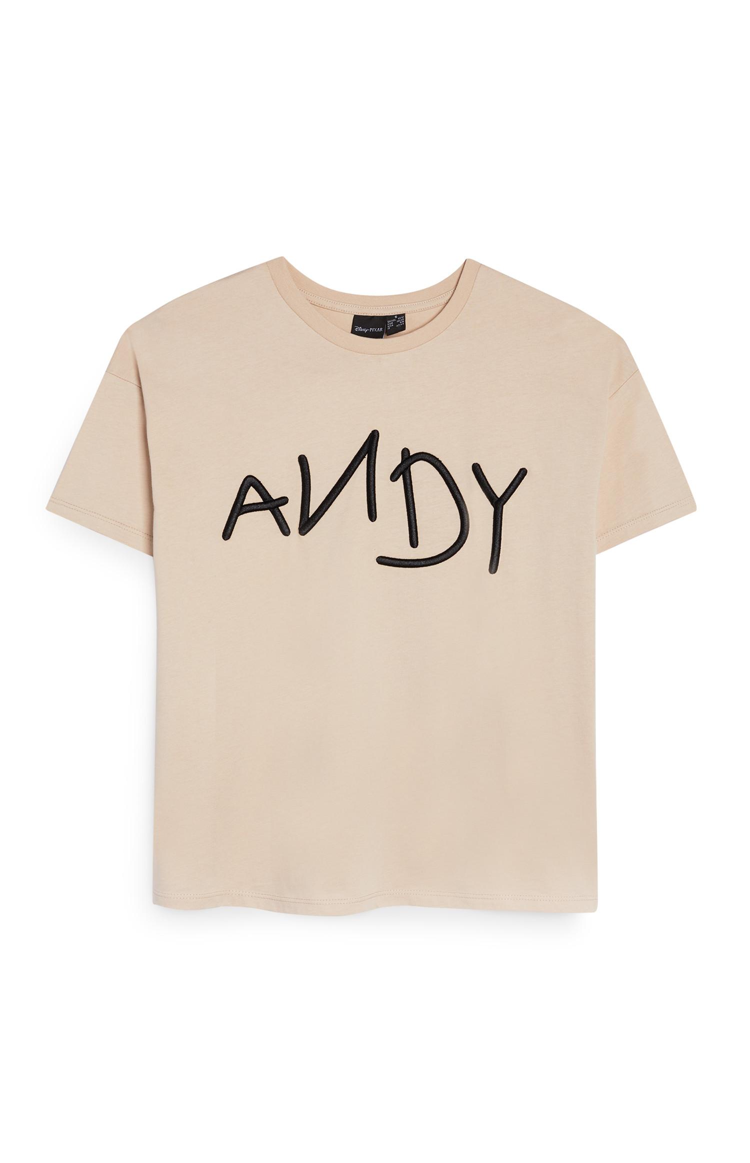 T-shirt manga curta estampado Andy Toy Story