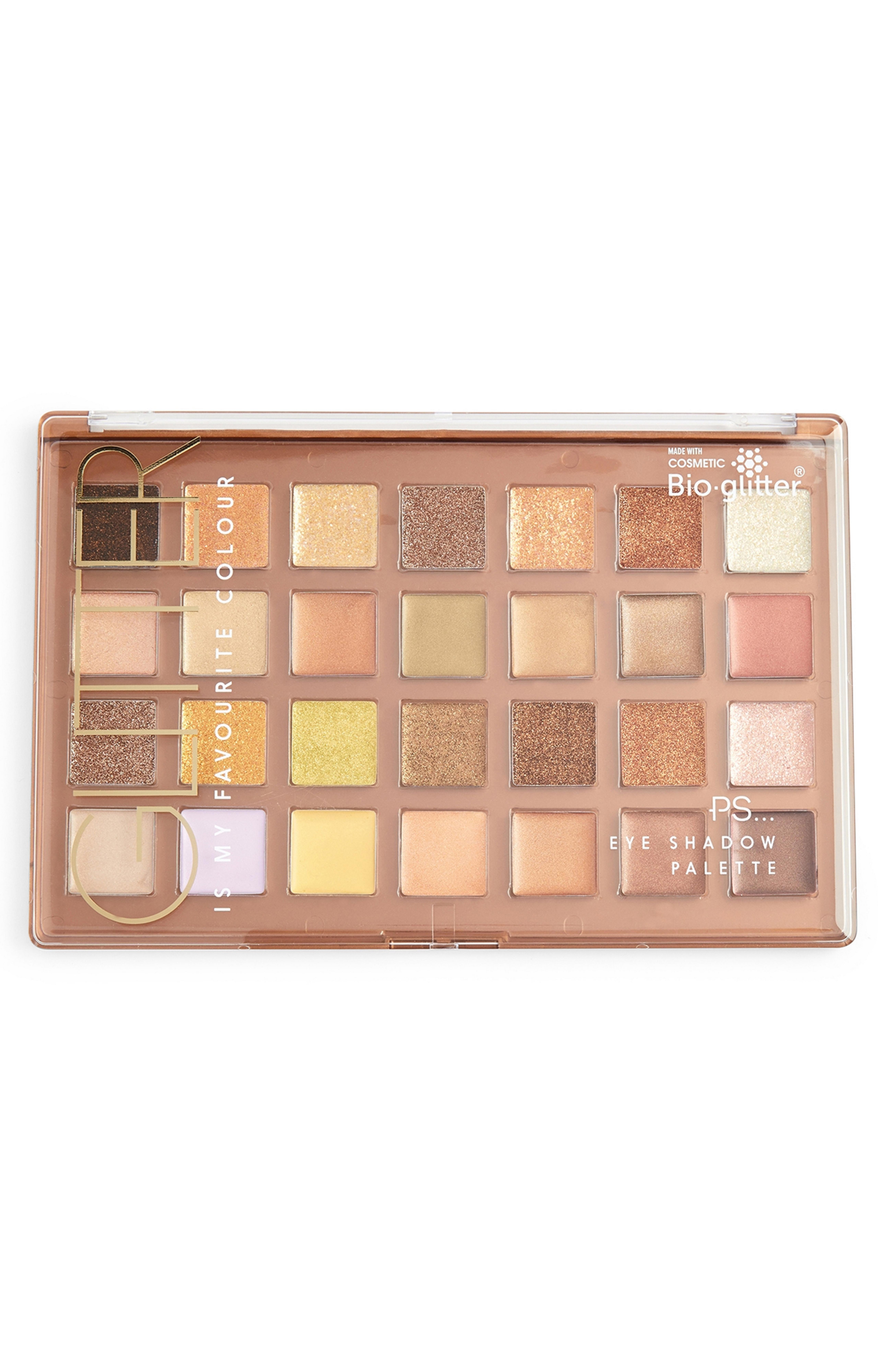 28 Shade Glitter Eyeshadow Palette Foundation, Concealer, Primers