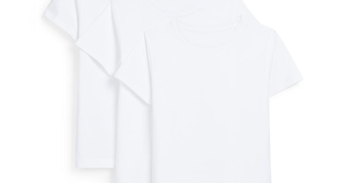 Pack de 5 camisetas blancas niño | Accesorios niños | Ropa niños | Todos los productos Primark | Primark España