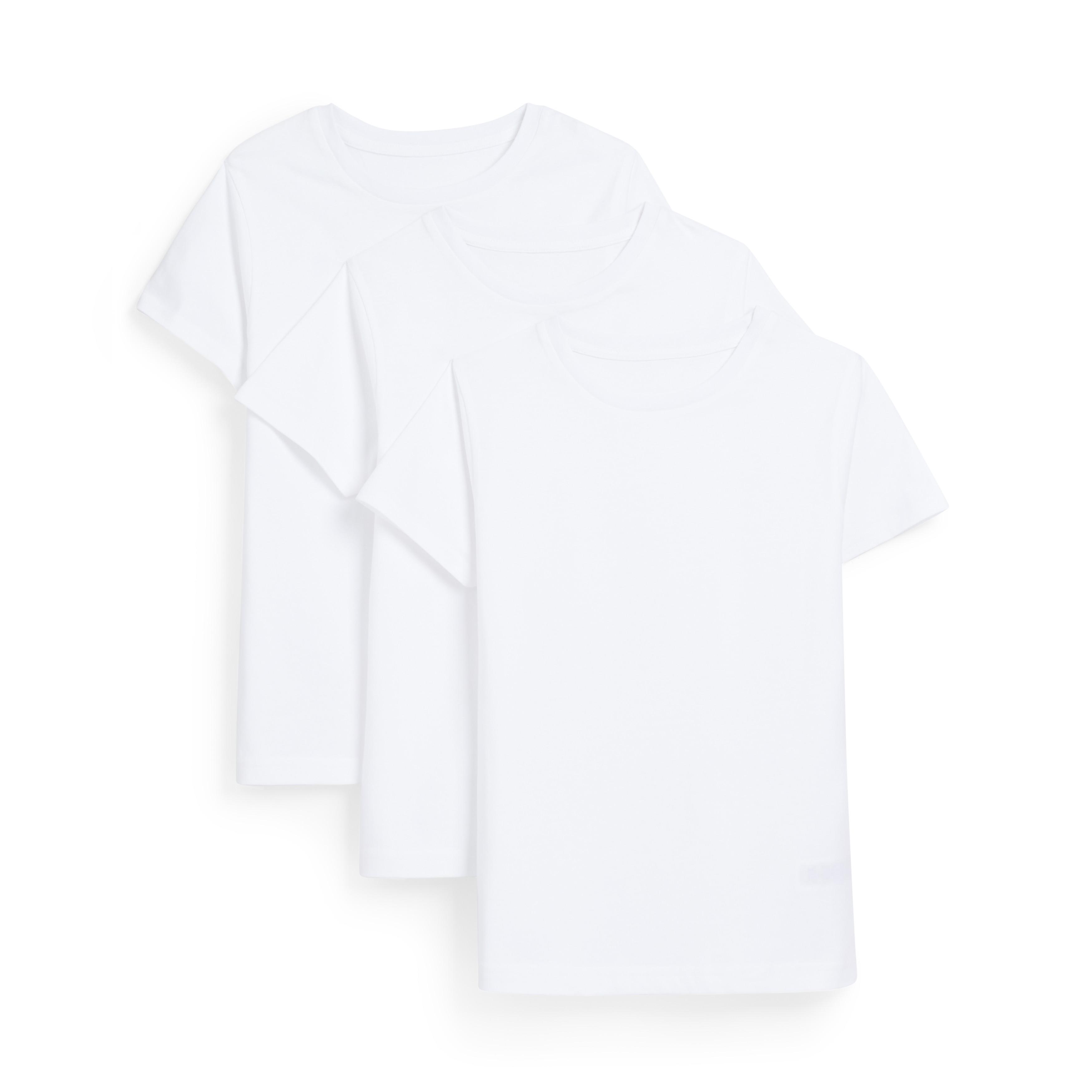 Pack de 5 camisetas blancas para niño | Accesorios niños | Ropa para niños | Todos los productos Primark | Primark