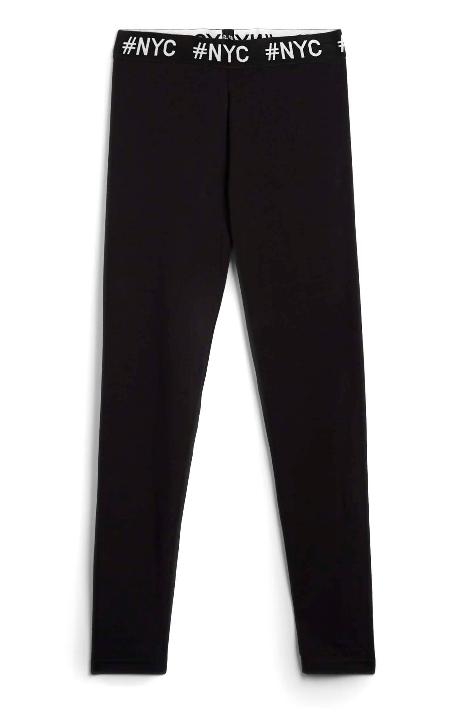 Leggings NYC rapariga preto