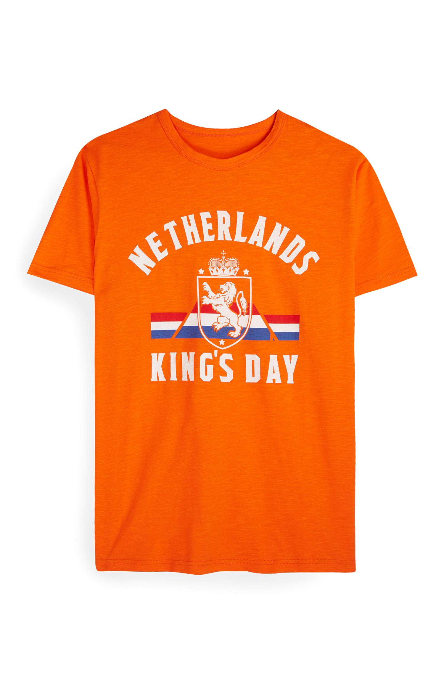 Oranžna majica Kings Day