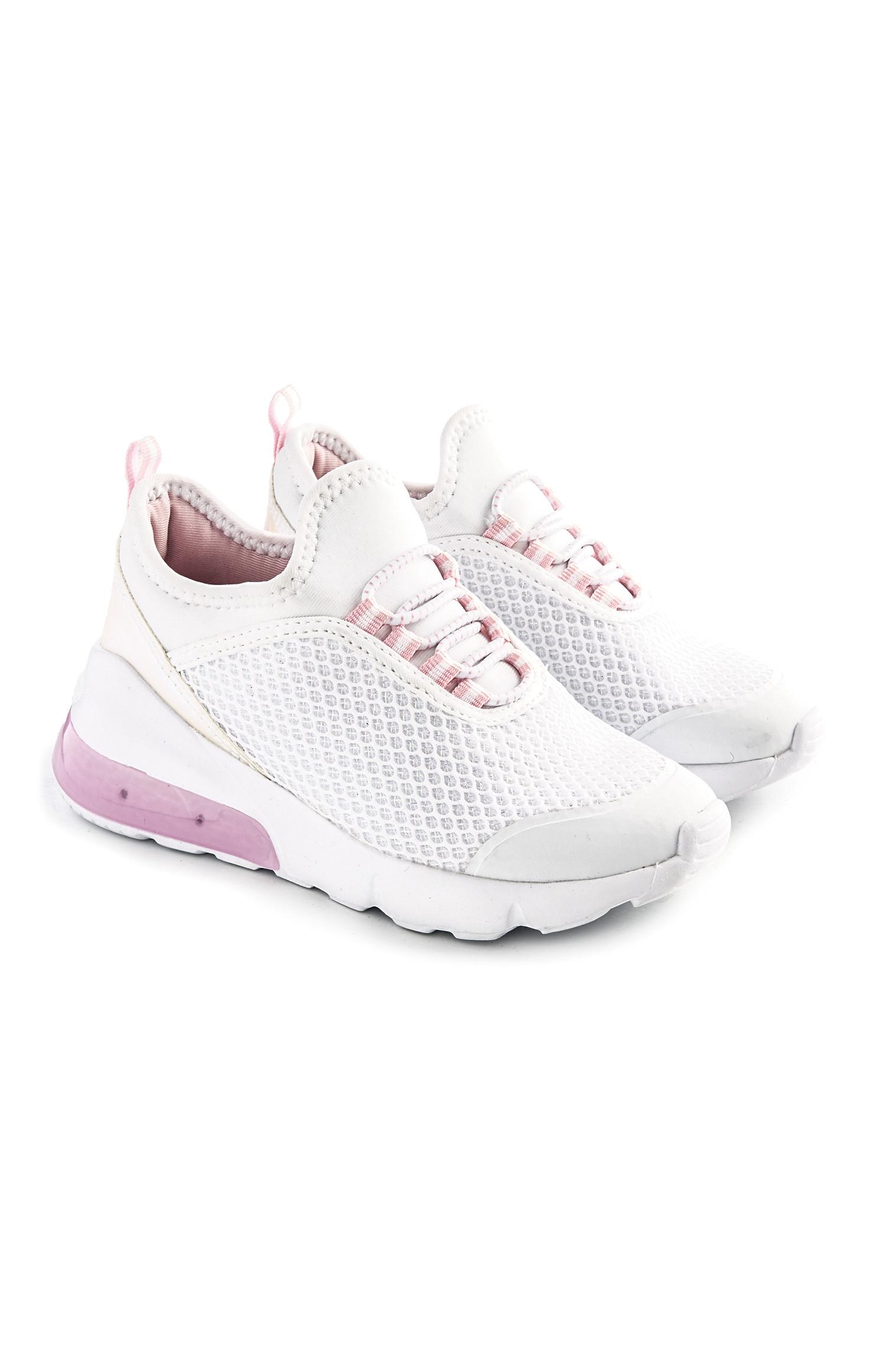 Belo-rožnati športni copati z lučkami