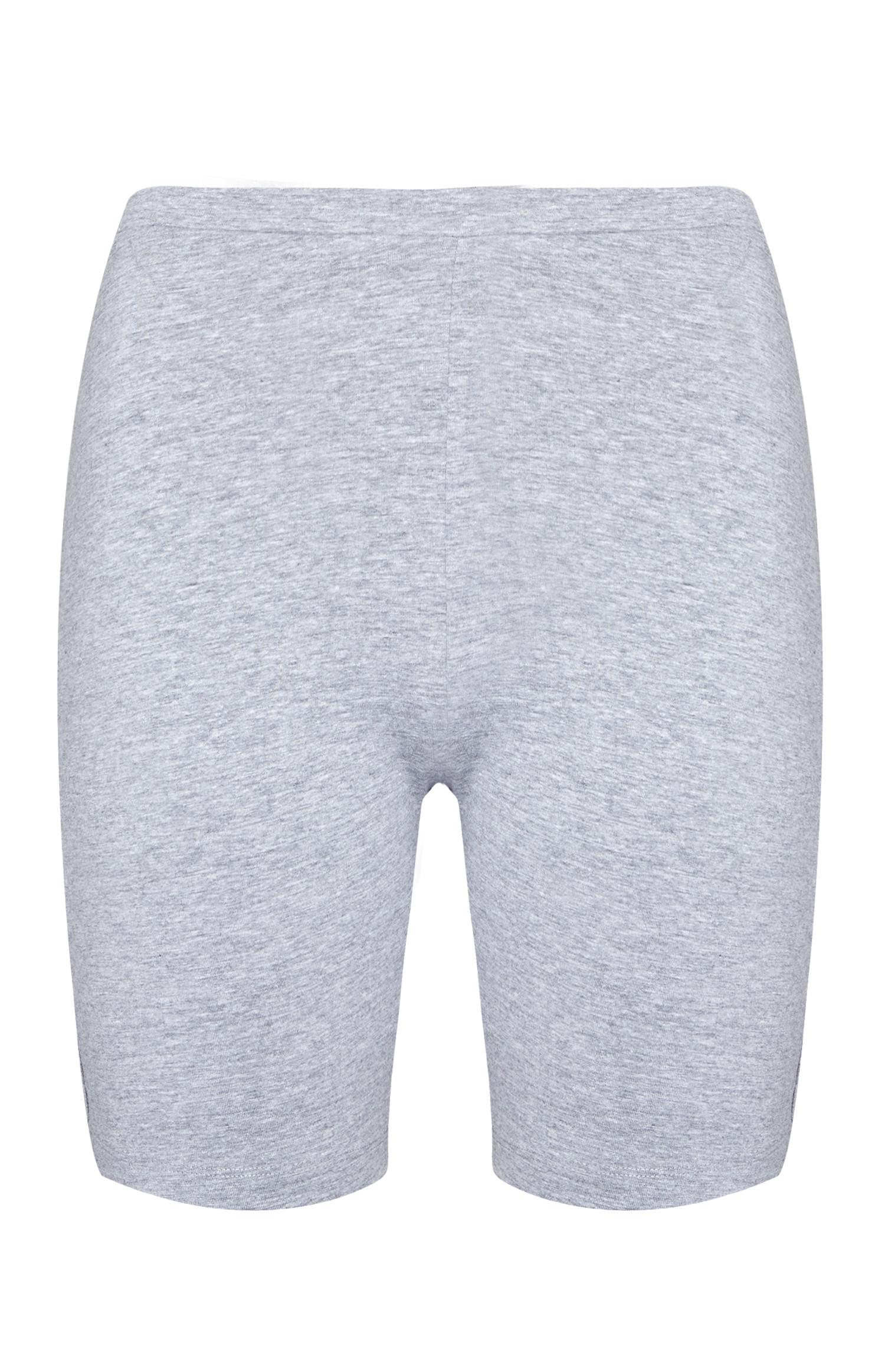 grey bicycle shorts