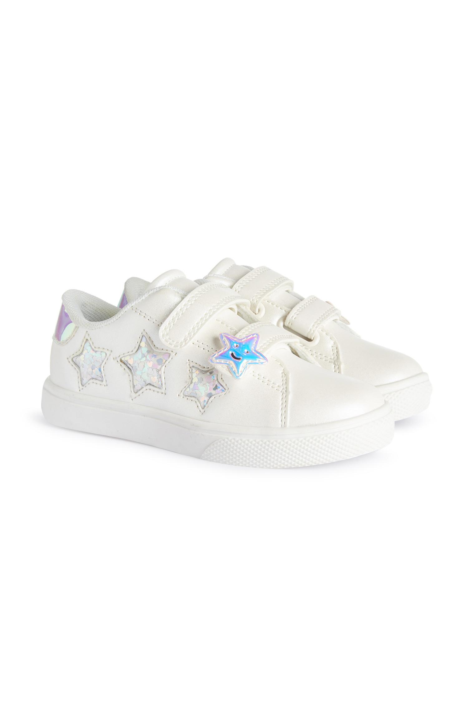 Ténis estrelas menina branco