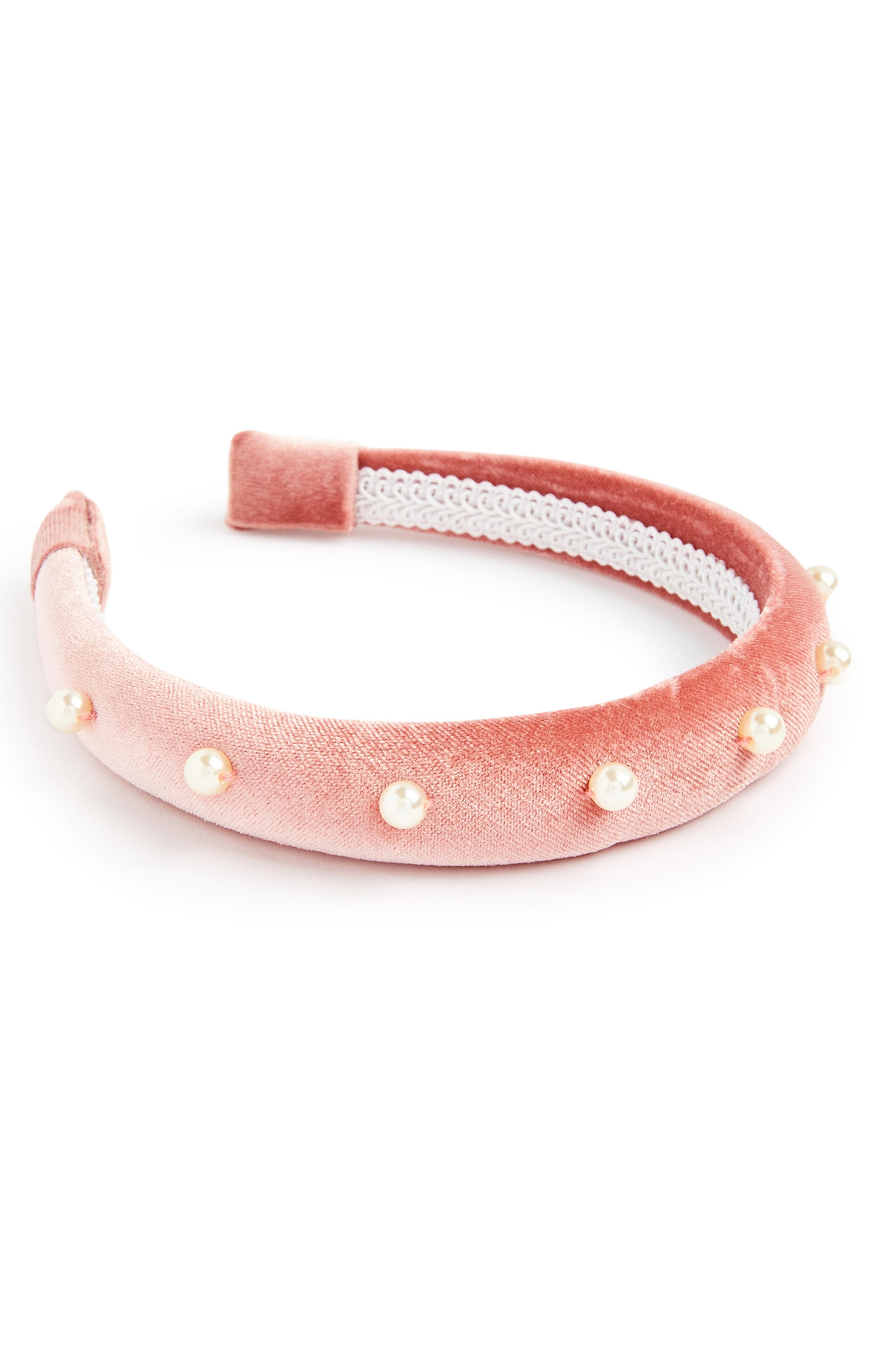 Blush Pearl Padded Headband Kids Accessories Kids Clothes All Primark Products Primark UK