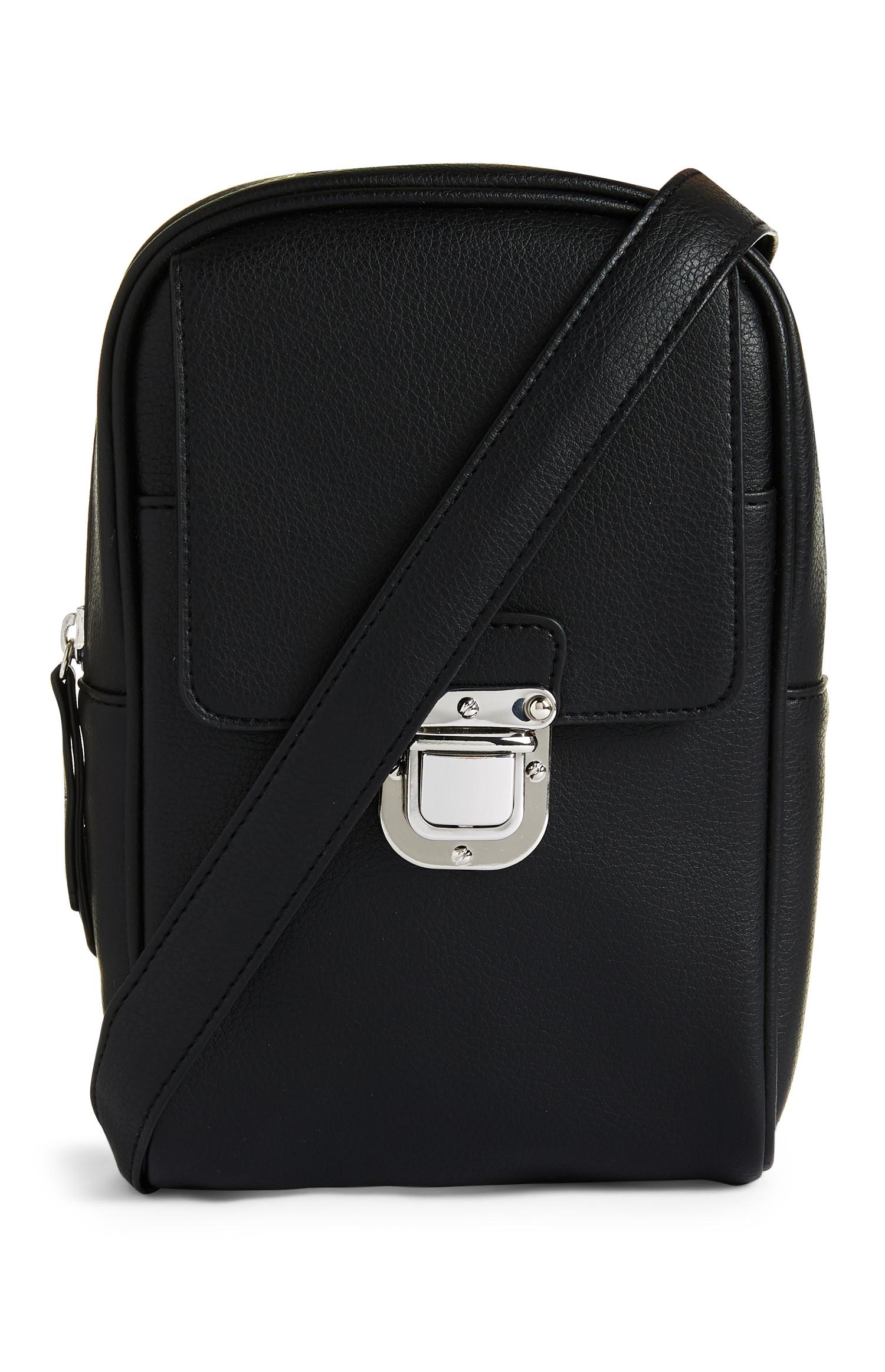 small black backpack primark