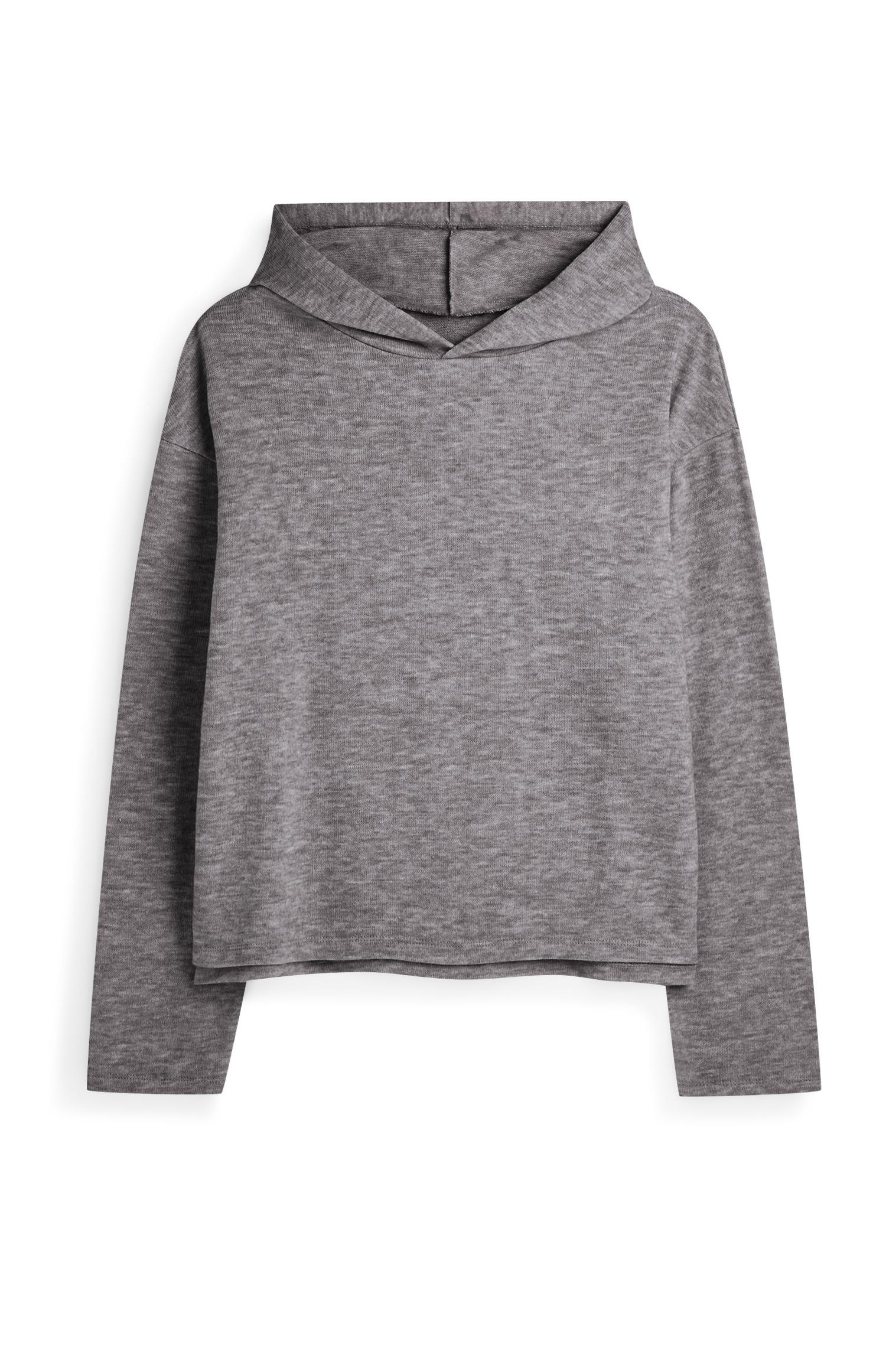 plain grey sweatshirt womens