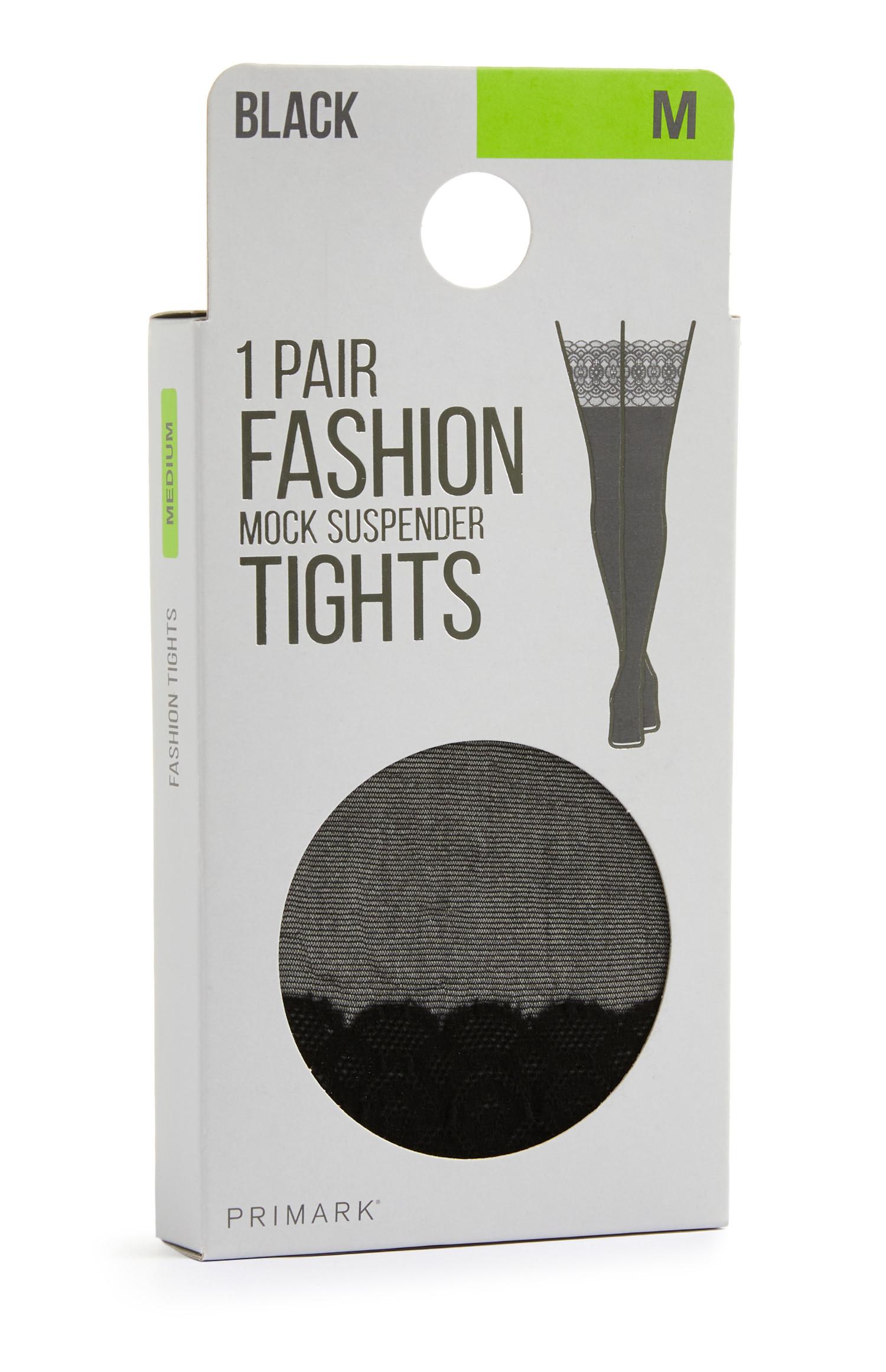 Collants de ligas efeito preto