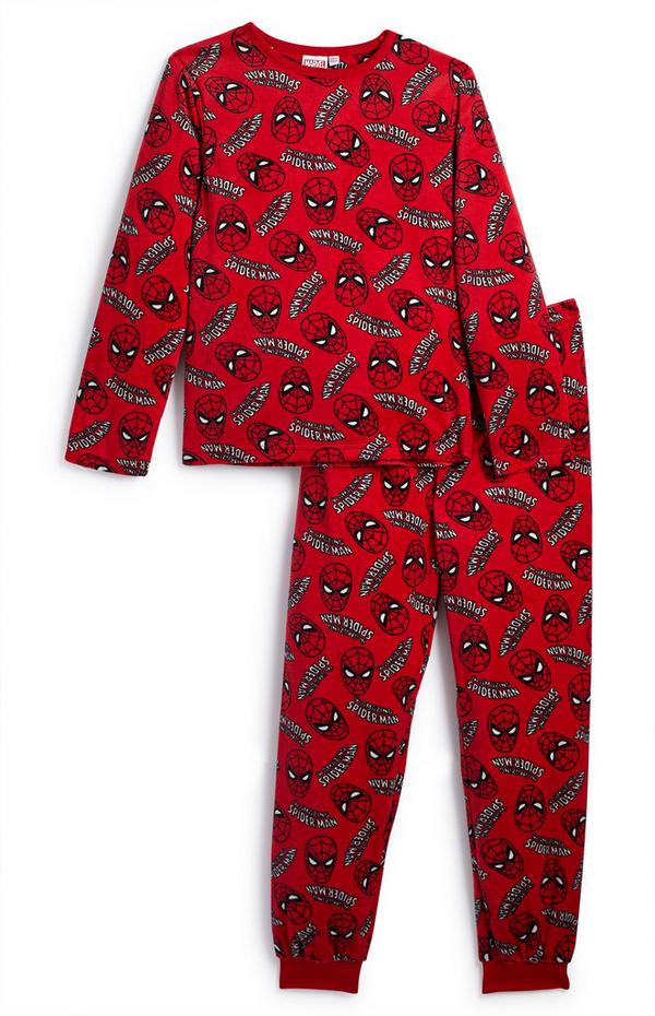 Rotes „Spiderman“ Pyjamaset (kleine Jungen)
