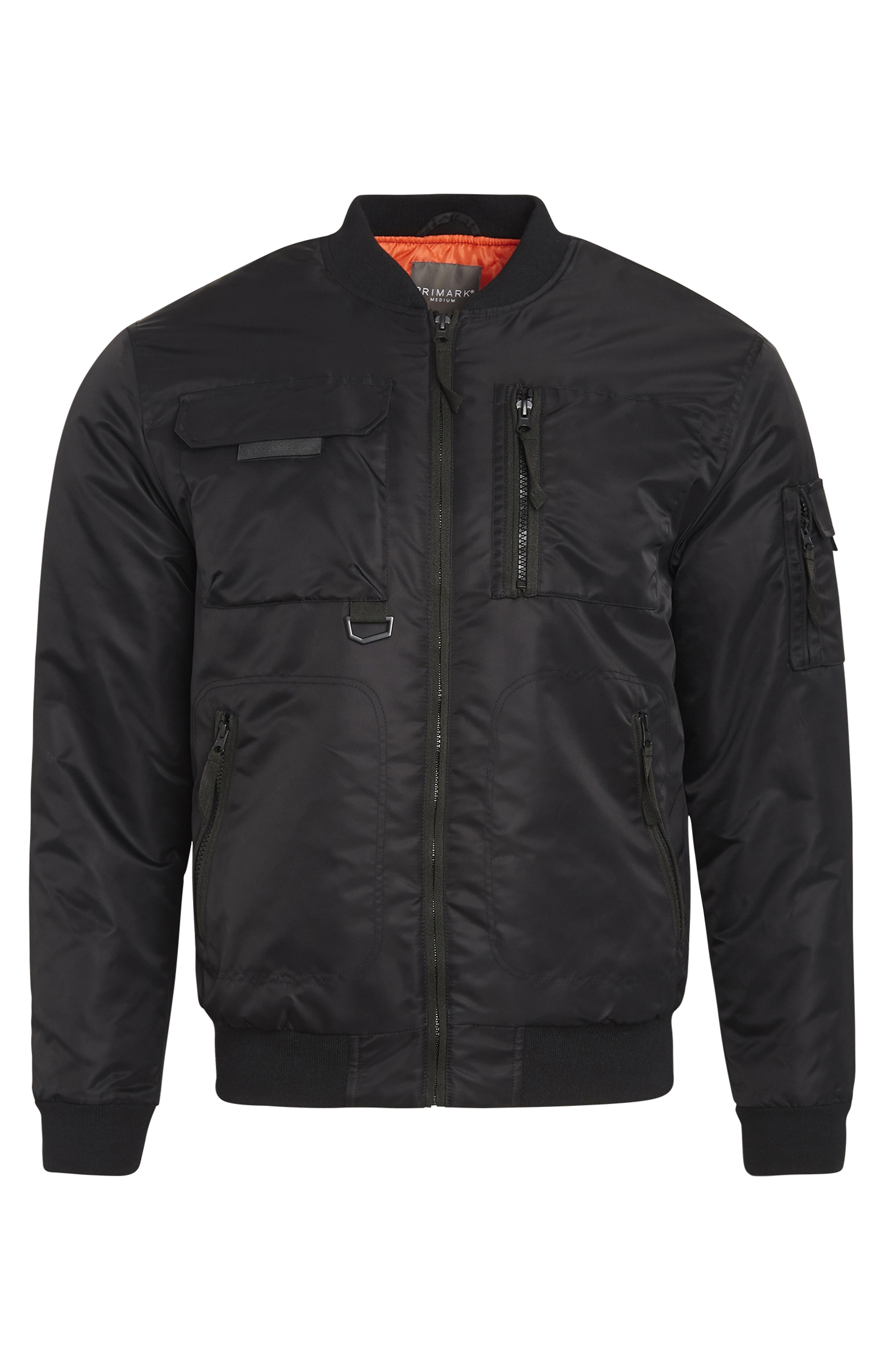 Zwarte utilityjas met rits Herenjassen & jacks Herenkleding Onze modecollectie voor