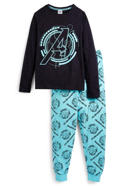 Pyjama bleu marine Avengers Disney ado