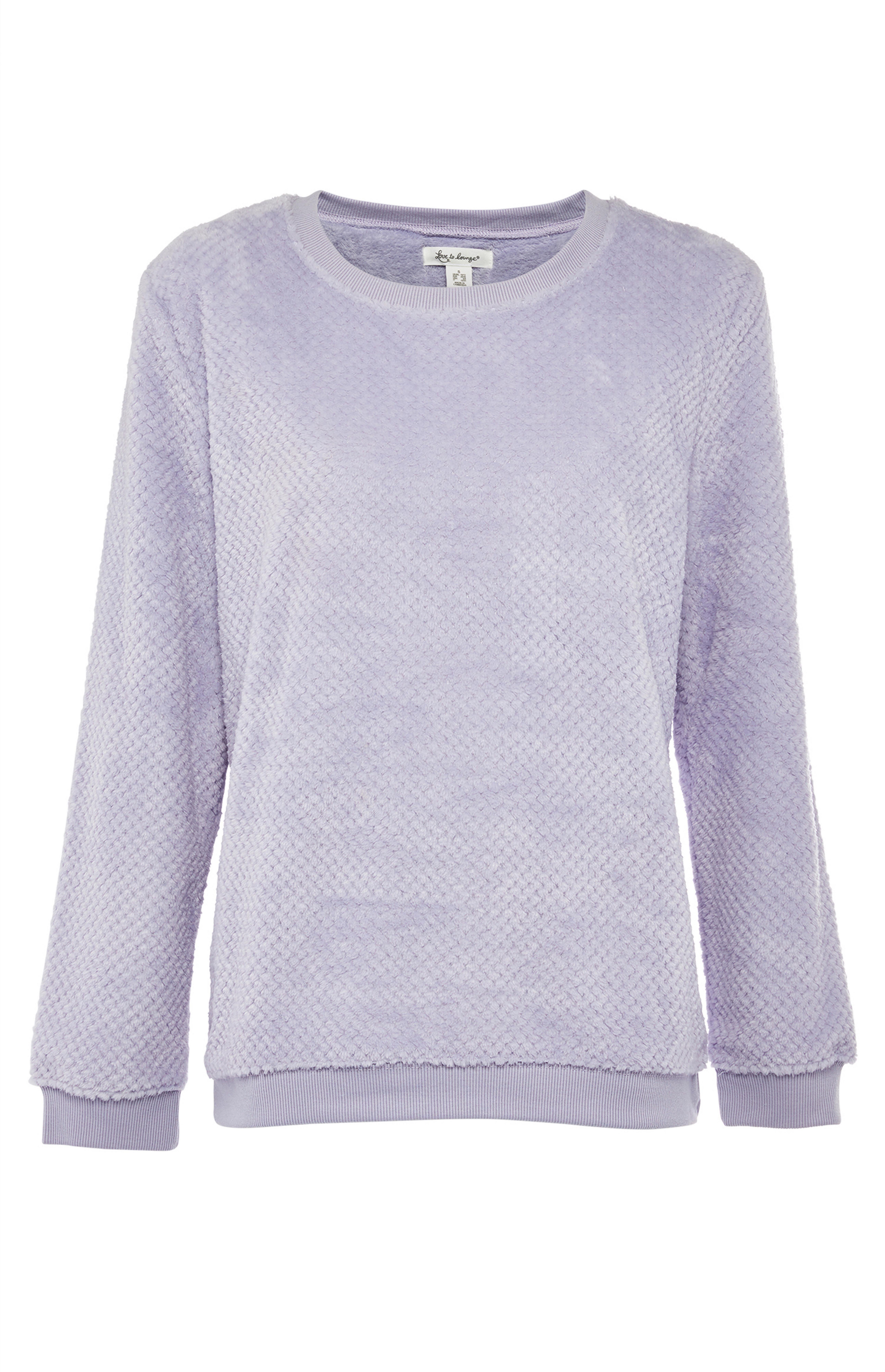 Graues Pyjamatop aus Sherpa