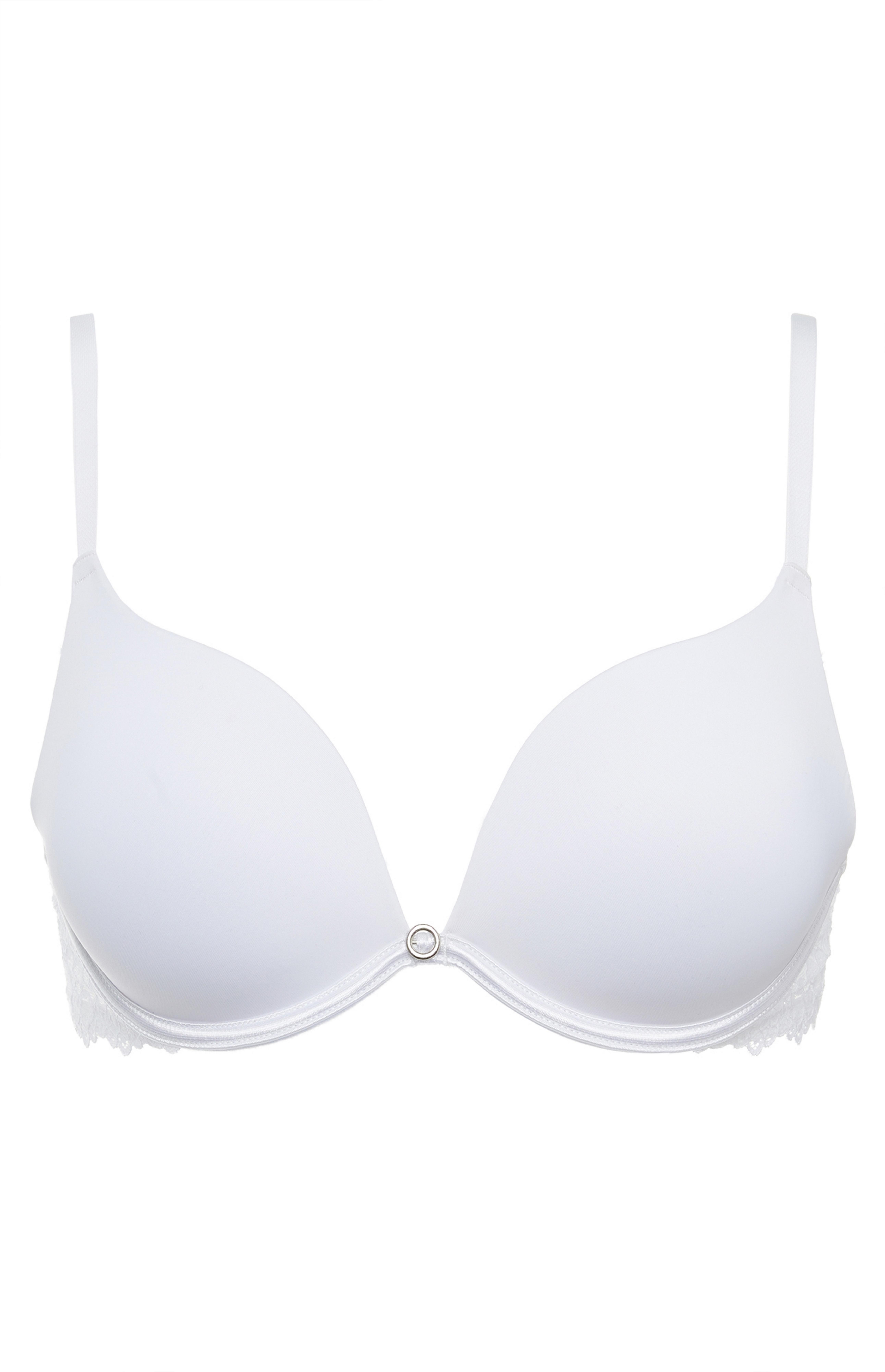 White Push Up Bra With Lace | T-shirt Bras | Bras | Lingerie ...