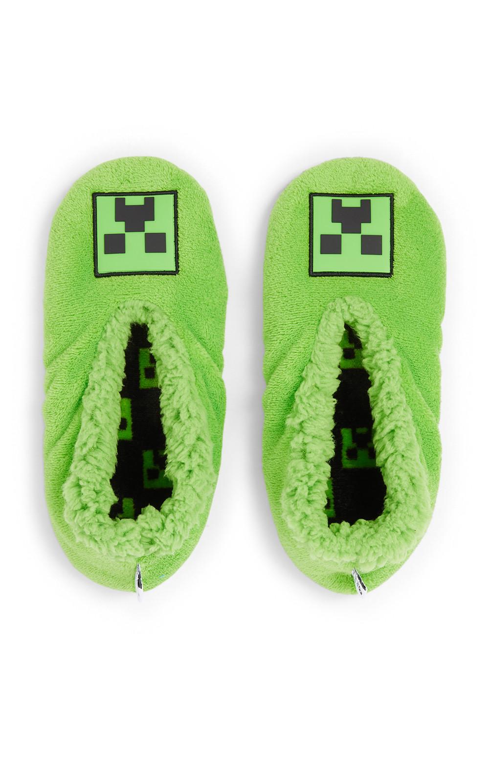 minecraft slippers boys