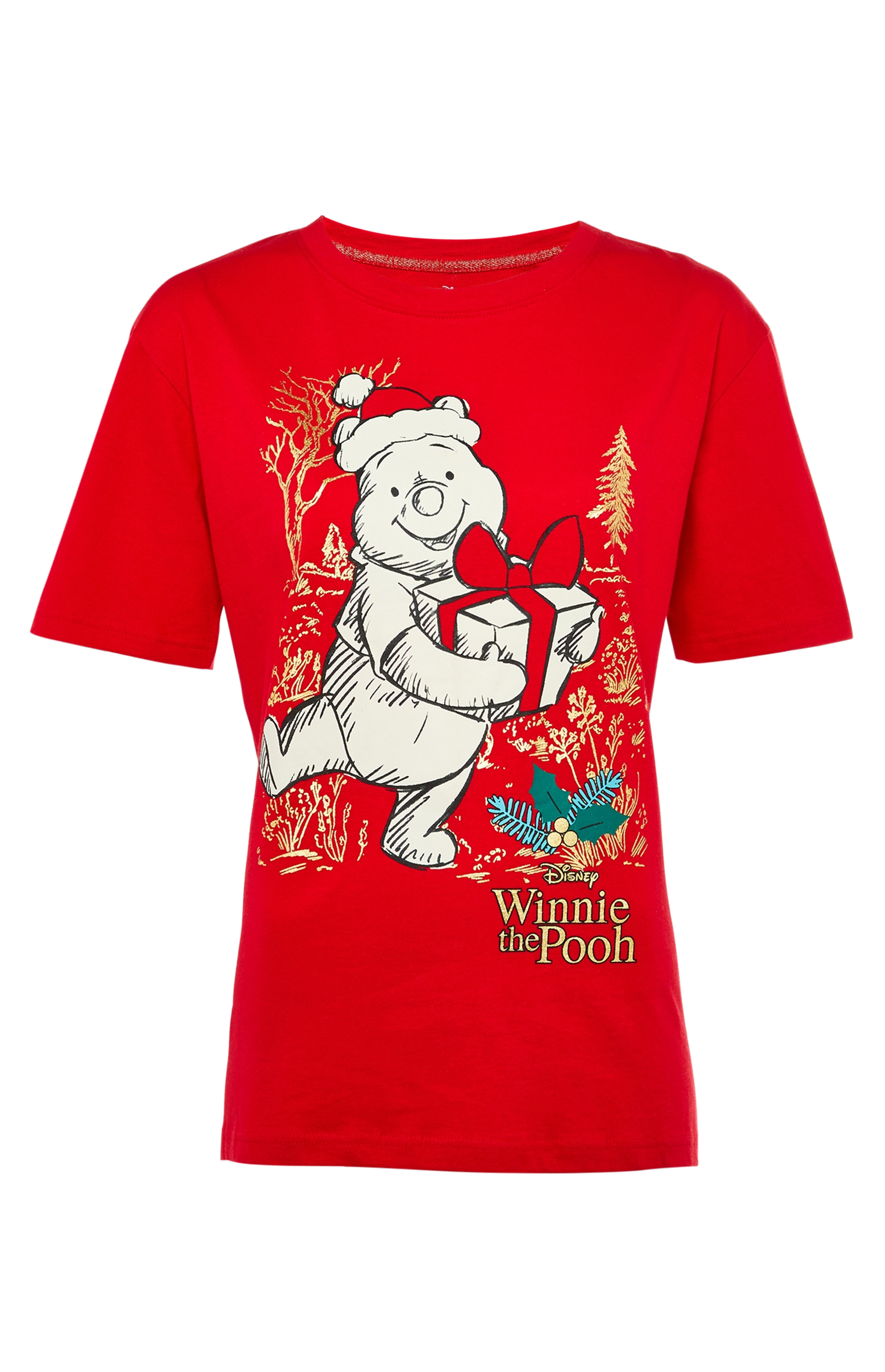 Rood kerstshirt Winnie de Poeh | voor dames | Dameskleding | Onze modecollectie voor dames | Alle Primark-producten | Primark Nederlands