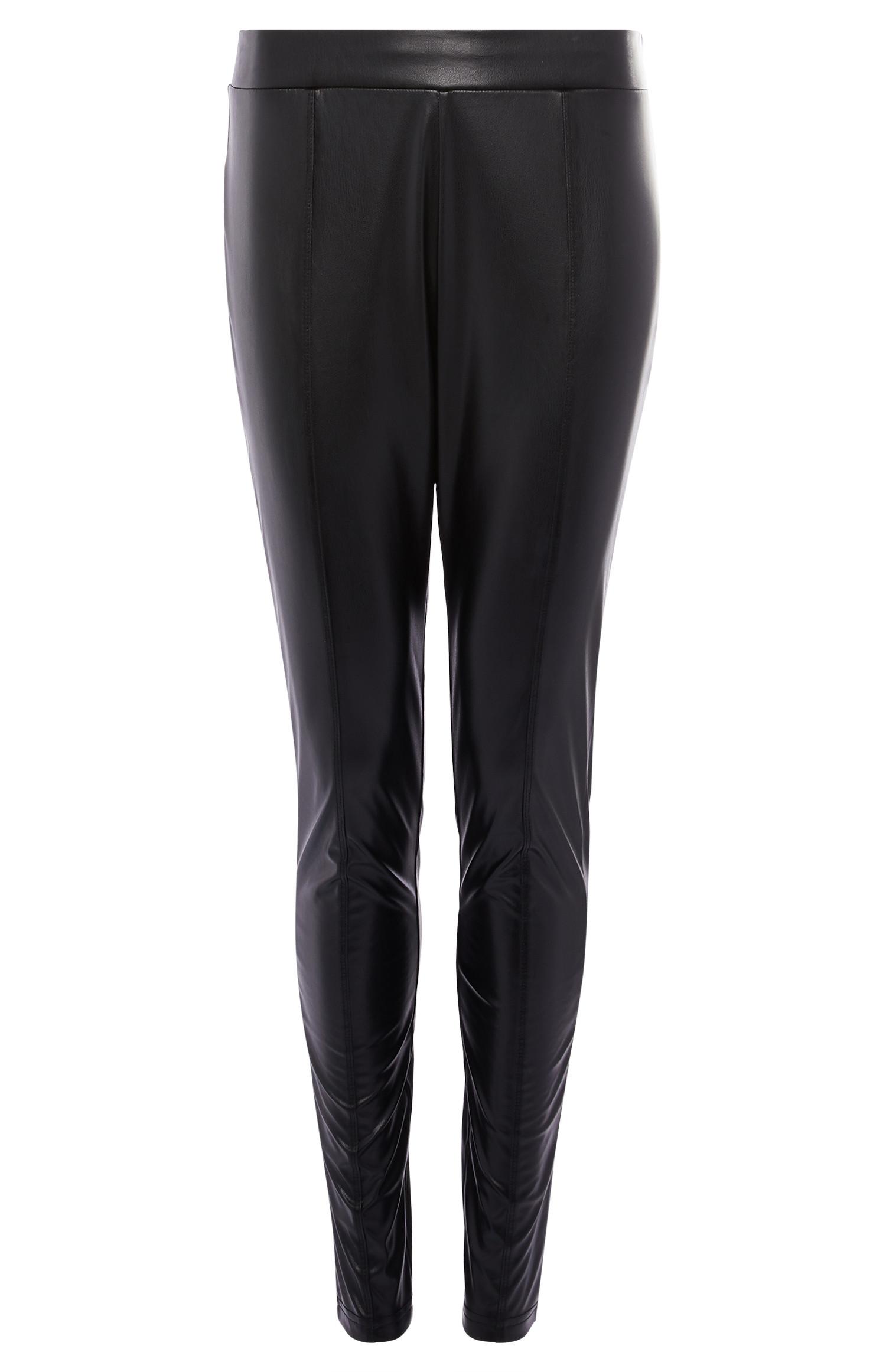 Hiphugger Crotch Zipper Leggings by Suzi Fox Stretch Gloss Vinyl