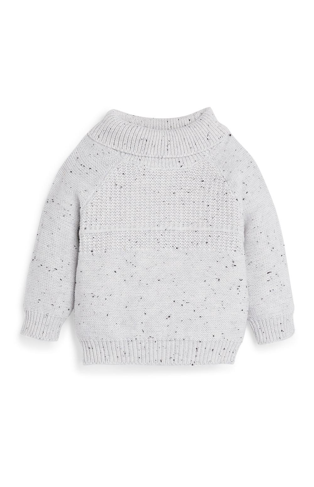 Katoenen sweater met rolkraag voor babyjongens