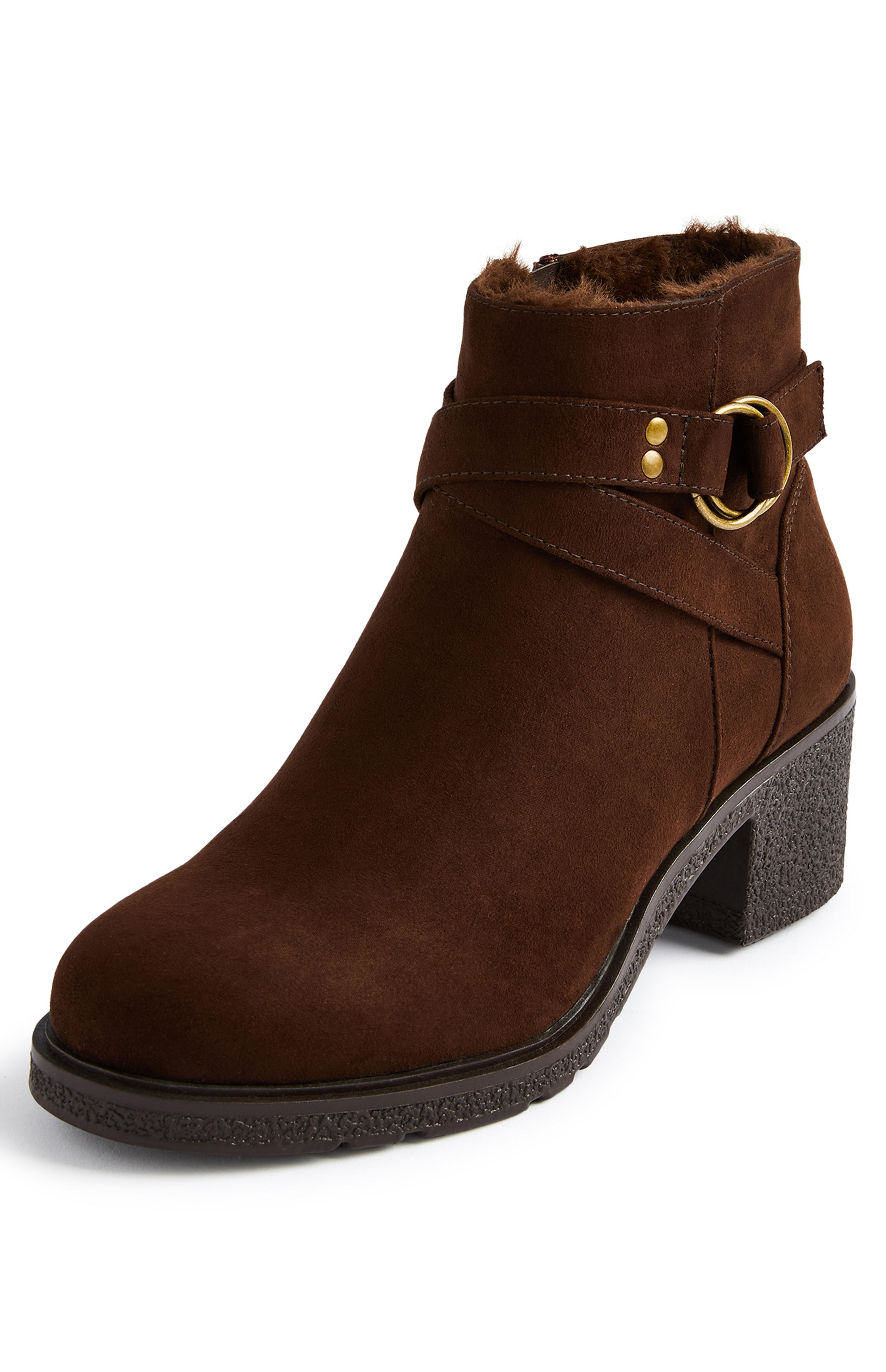 Bruine laarzen met gespen | Laarzen voor dames | Schoenen \u0026amp; laarzen  voor dames | Onze modecollectie voor dames | Alle Primark-producten |  Primark Nederlands