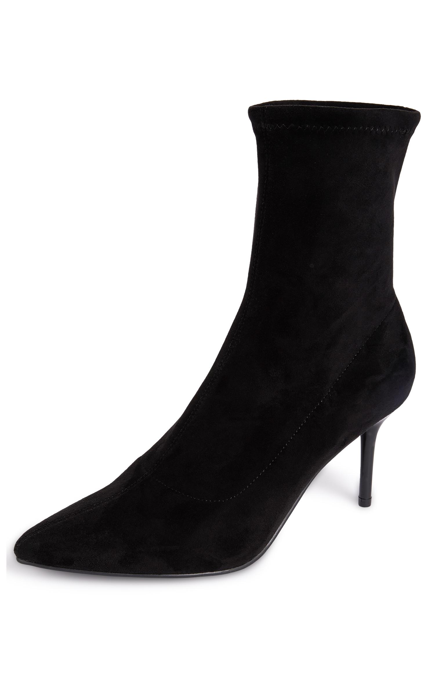 Zwarte enkellaarsjes met stretch en spitse neus | Laarzen voor dames |  Schoenen \u0026amp; laarzen voor dames | Onze modecollectie voor dames | Alle  Primark-producten | Primark België Nederlands