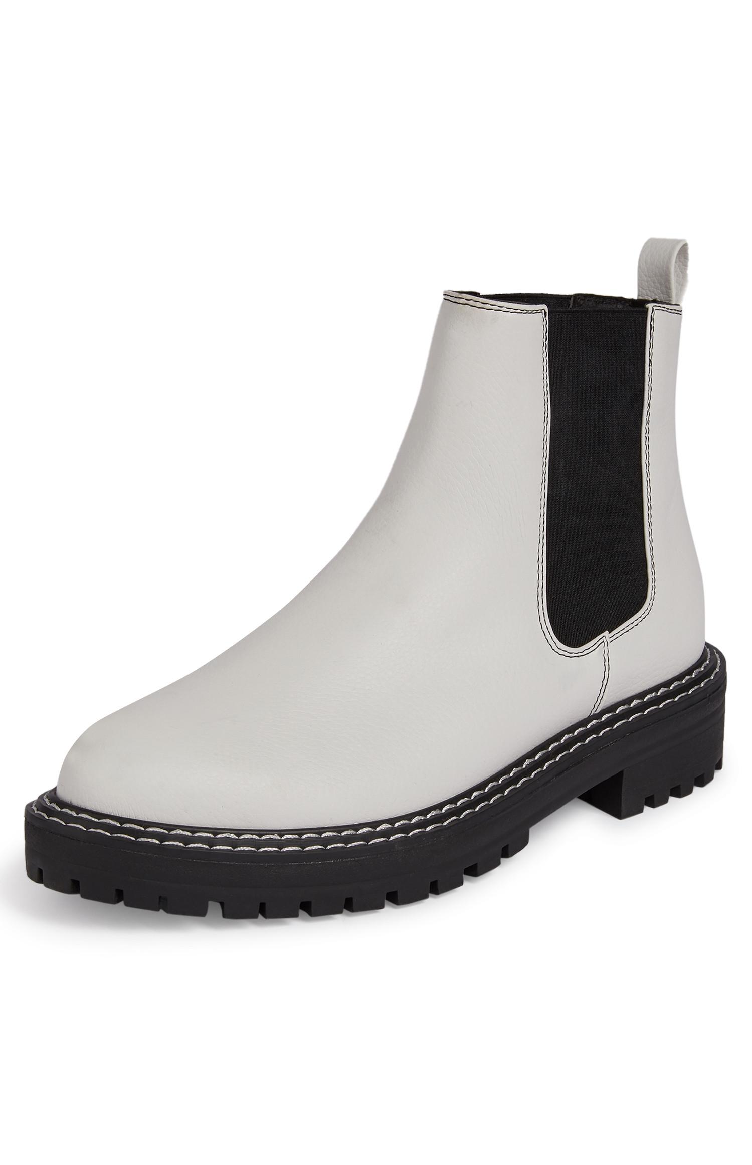 greta black chelsea boots primark