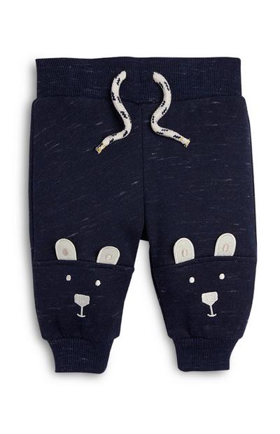 Fantovske moderne hlače za prosti čas s polarnim medvedom za dojenčke
