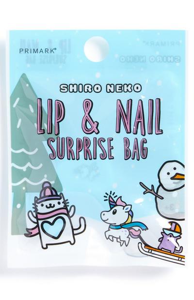 Verrassingstas voor lippen en nagels Shiro Neko