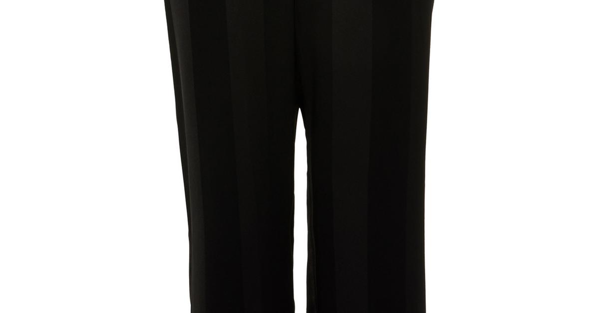 Premium Black Satin Stripe Pyjamas Trousers | Women's Pyjama Set ...