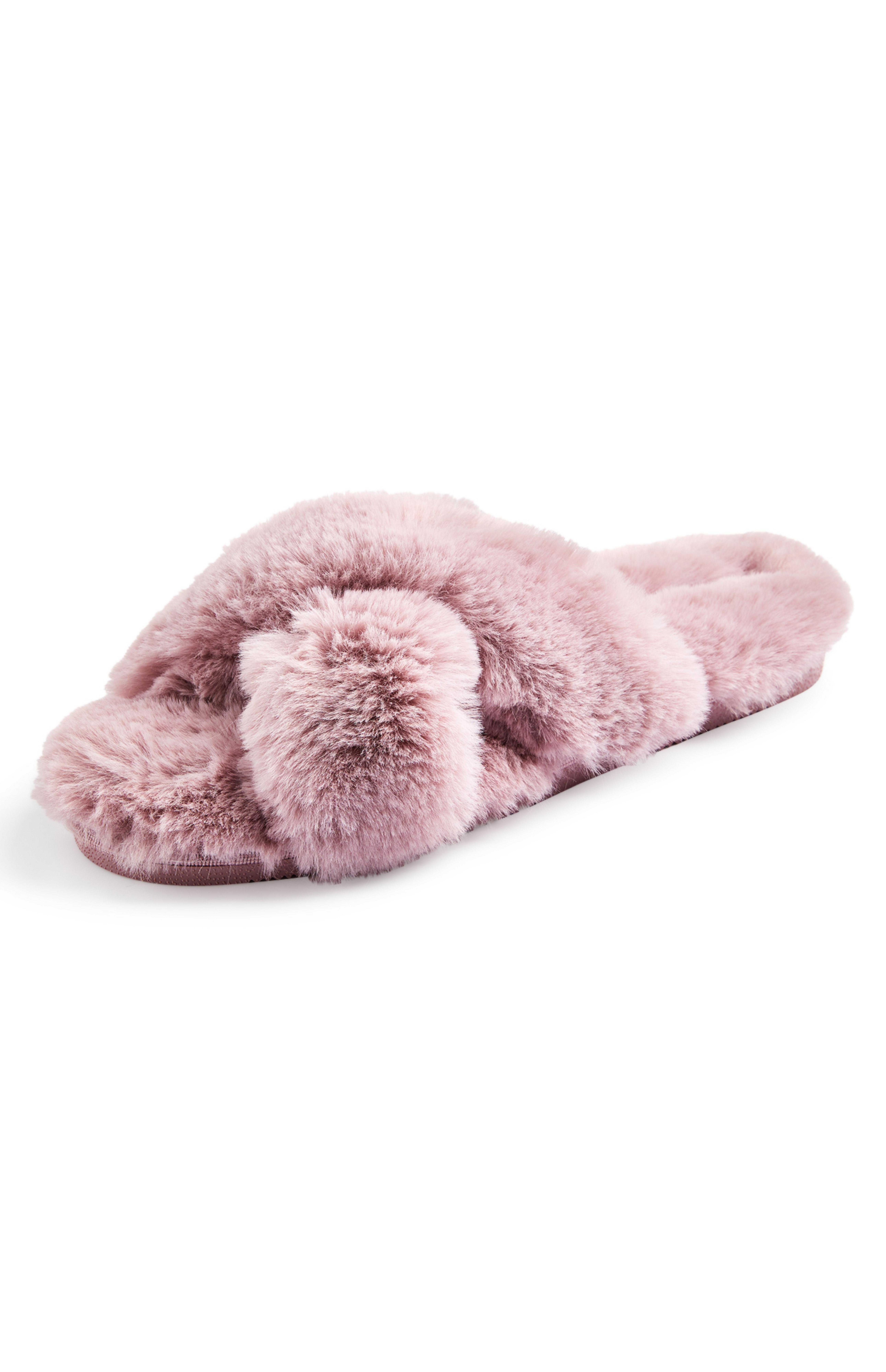 fluffy slippers primark