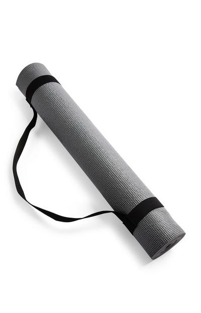 Schwarze Yogamatte, 4 mm