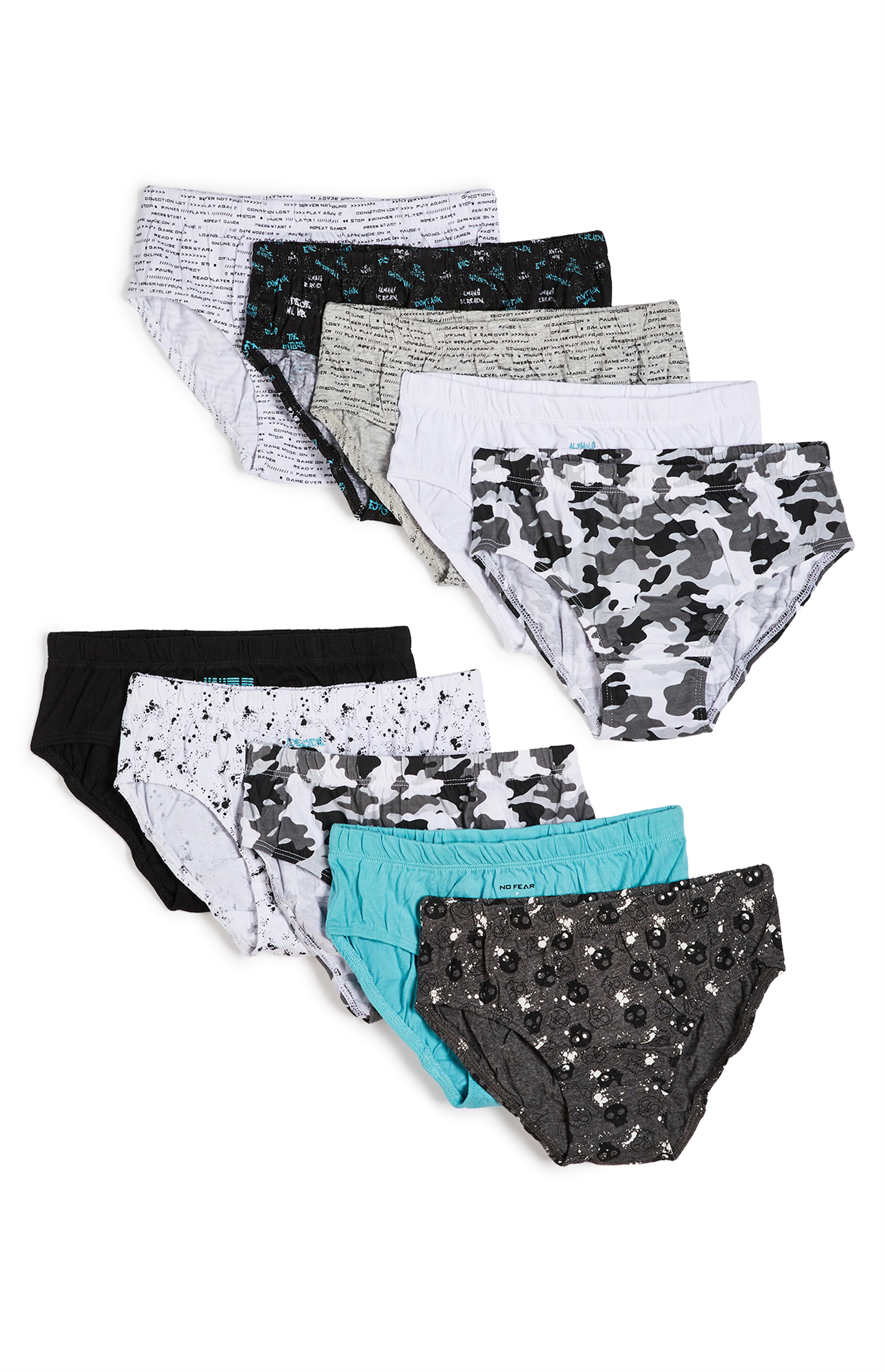 Slips für Jungen, 10erPack Accessoires für Kinder Kinderkleidung