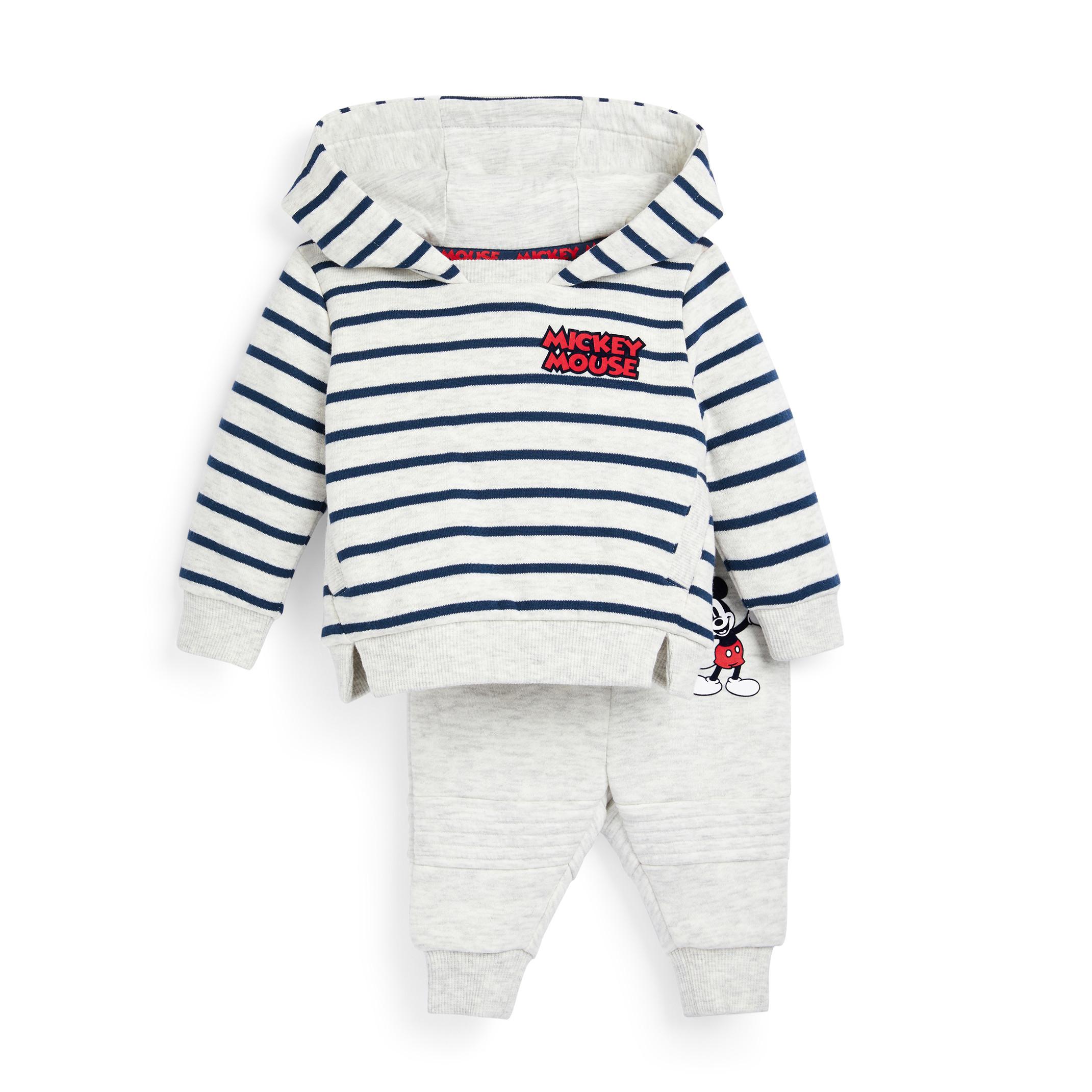 Grijs Babyjoggingpak Met Capuchon Mickey Mouse Voor Jongens 3 Delig Essentiele Babykleding Kleding Voor Baby S En Pasgeborenen Kinderkleding Alle Primark Producten Primark Nederlands