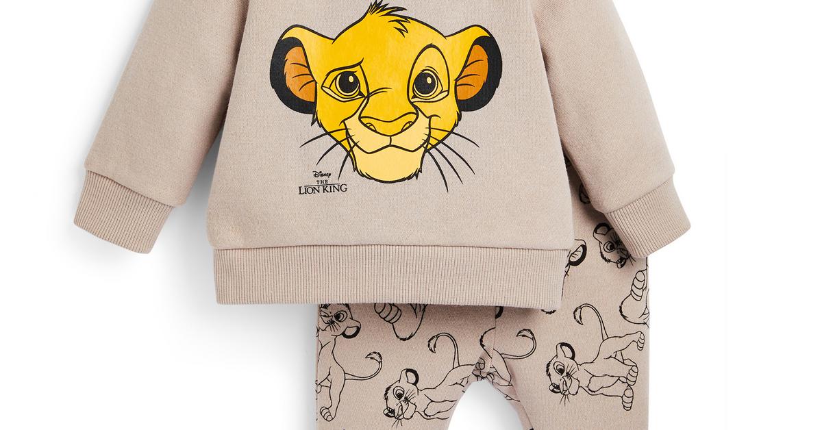 Baby Boy Beige The Lion King Leisure Set 2 Piece Baby Boy Clothes Baby Newborn Clothes Kids Clothes All Primark Products Primark Uk