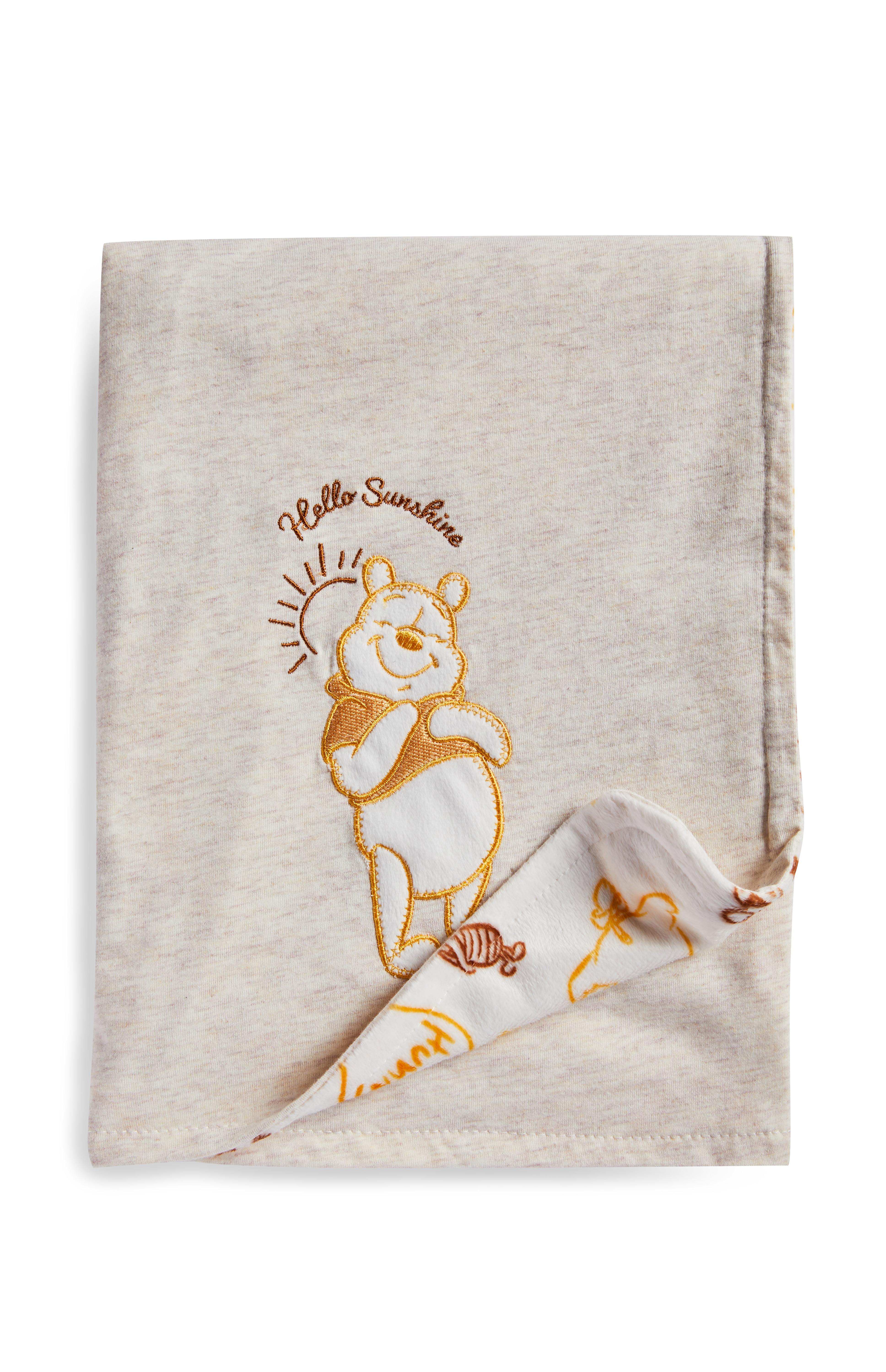 Winnie The Pooh Grey Blanket Baby Accessories Baby & Newborn