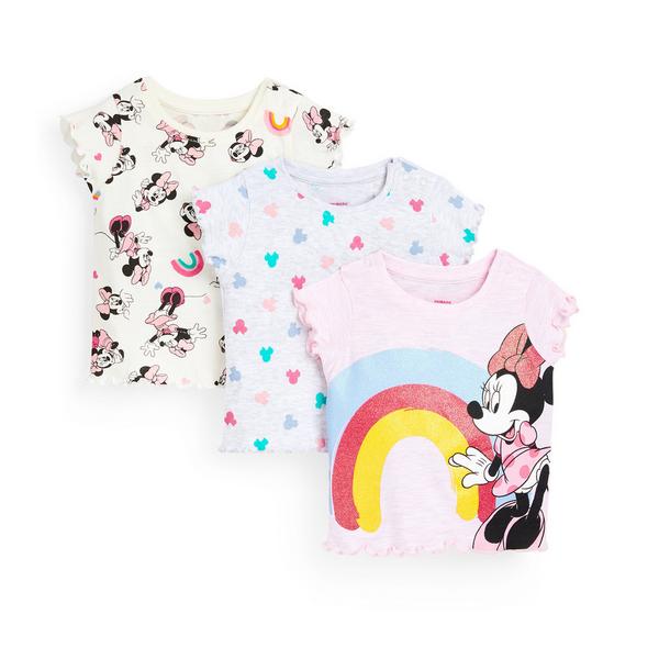 3-Pack Baby Girl Disney Minnie Mouse T-Shirts