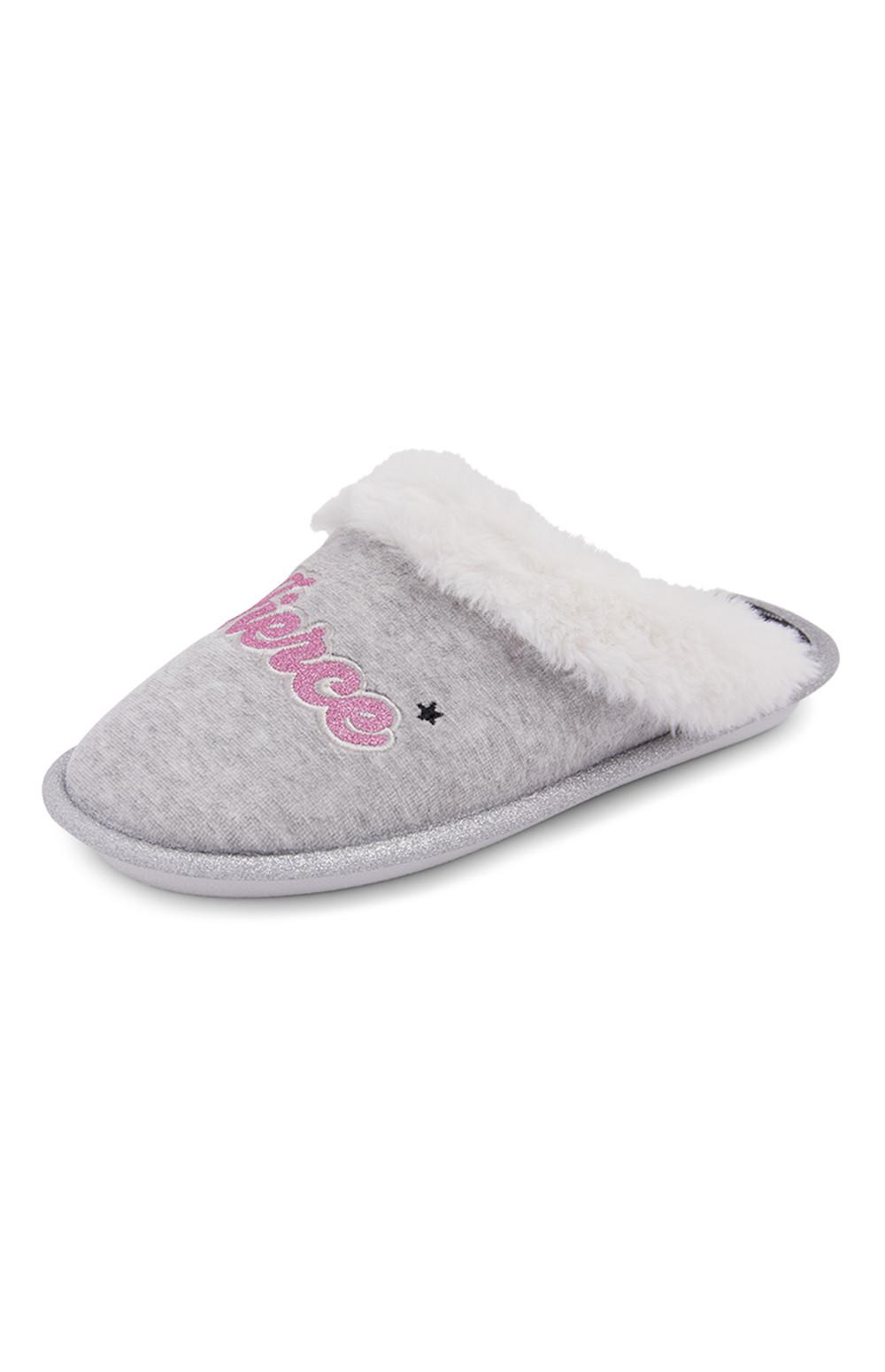 primark sliders fluffy