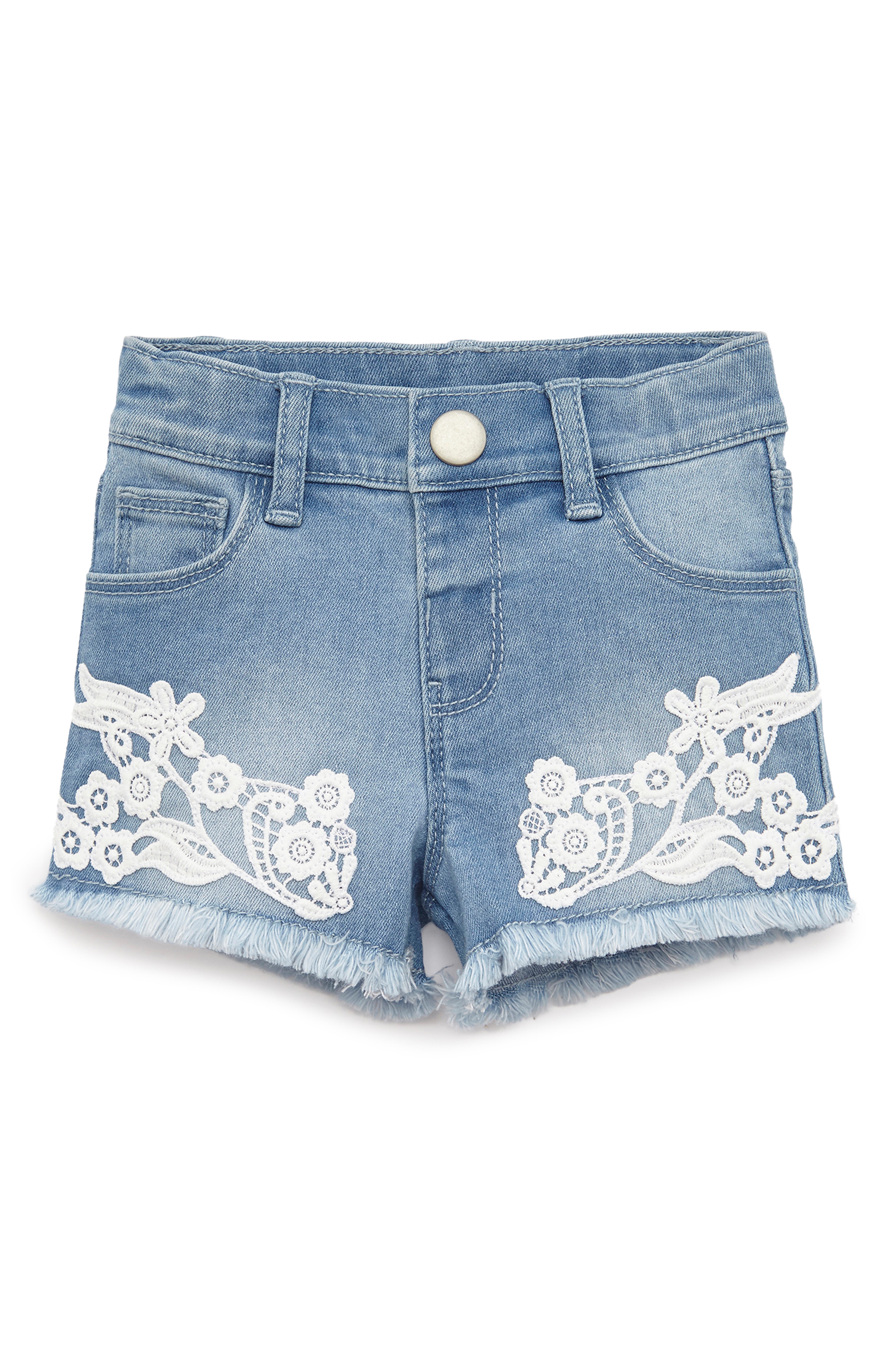Pantalon Corto Vaquero Con Detalle De Crochet Para Bebe Nina Moda Para Bebes Nina Moda Para Bebes Y Recien Nacidos Ropa Para Ninos Todos Los Productos Primark Primark Espana