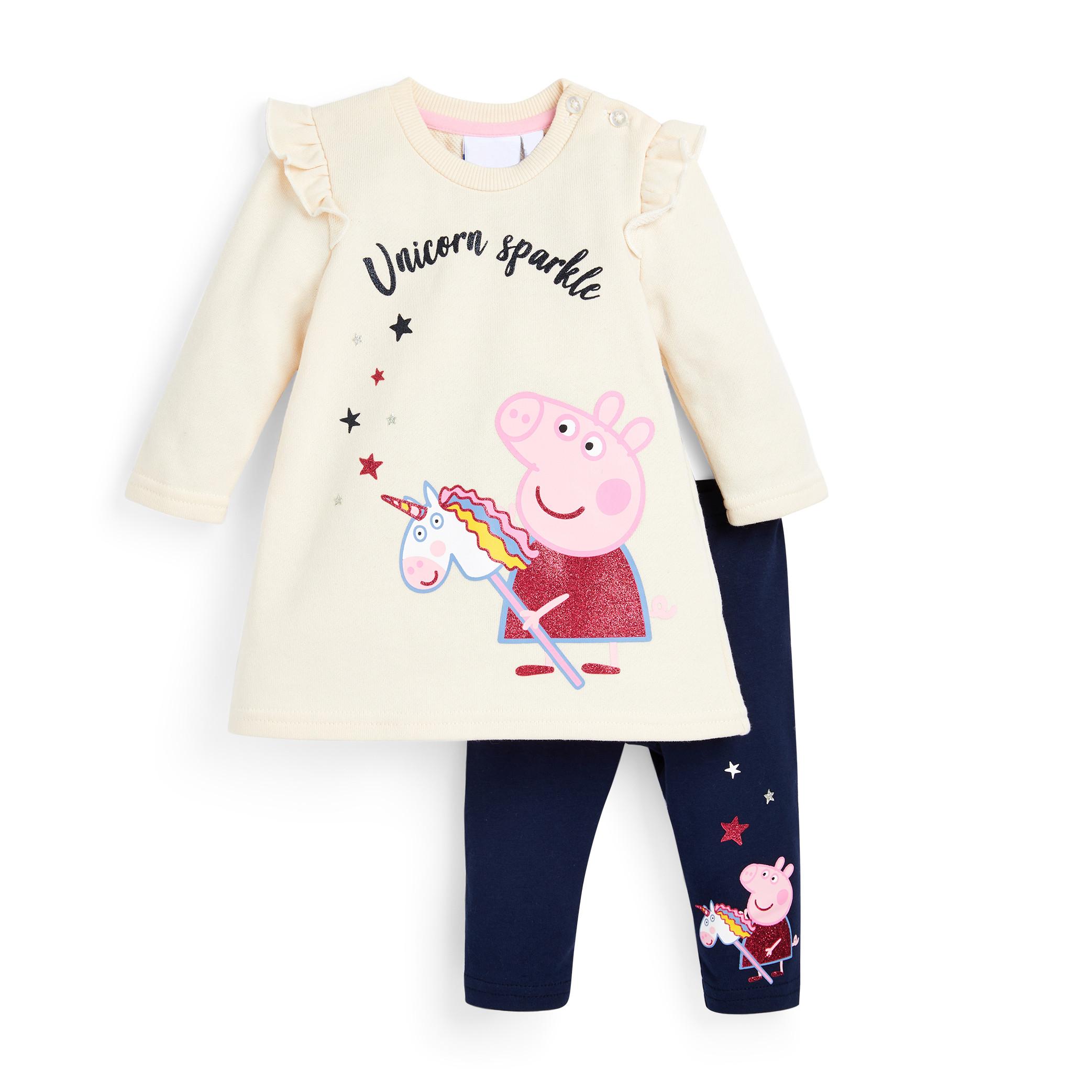 Ensemble 2 Pieces Avec Robe Peppa Pig Bebe Fille Vetements Bebe Fille Vetements Bebe Et Nouveau Ne Mode Enfant Tous Les Produits Primark Primark France