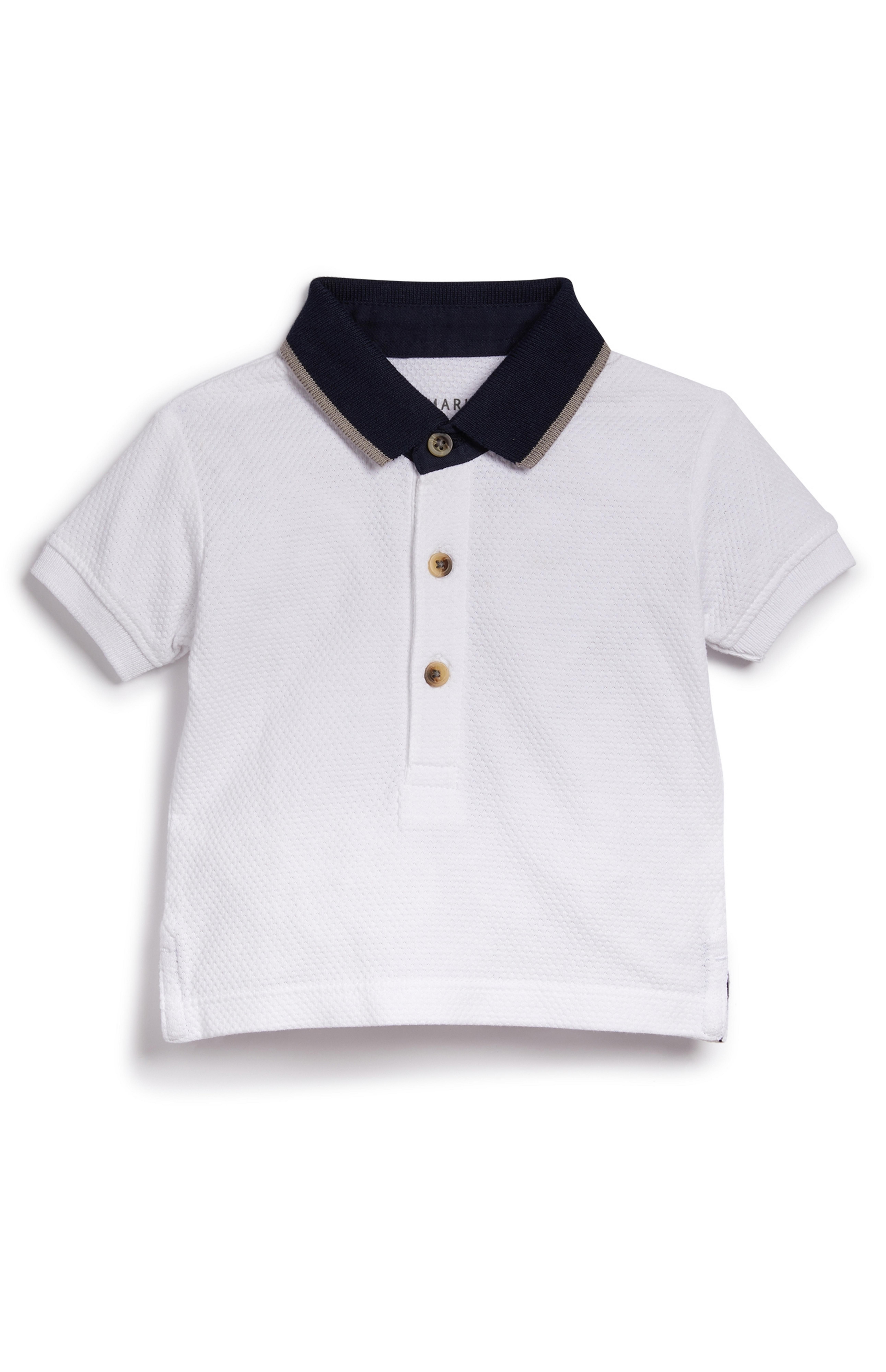 T Shirt Blanc Habille A Col Polo Bebe Garcon Mode Bebe Garcon Vetements Bebe Et Nouveau Ne Mode Enfant Tous Les Produits Primark Primark France