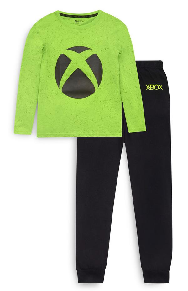 Grüner „Xbox“ Pyjama (Teeny Boys)