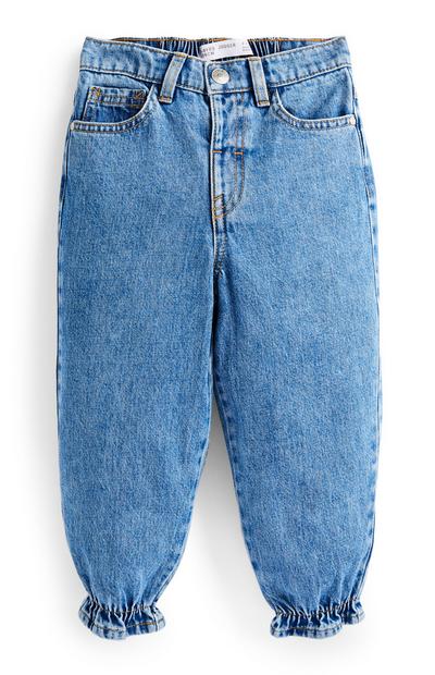 Blaue „Halo“ Jeans-Jogginghose (kleine Mädchen)