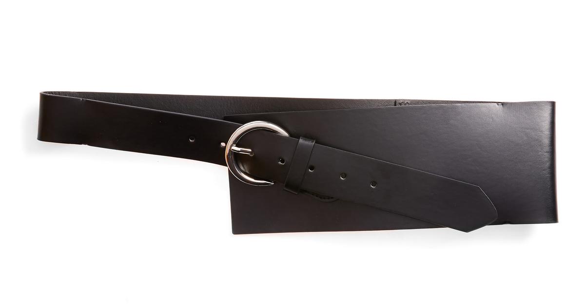 Black Asymetrical Belt | Women's Belts | Women's Accessories | Our ...