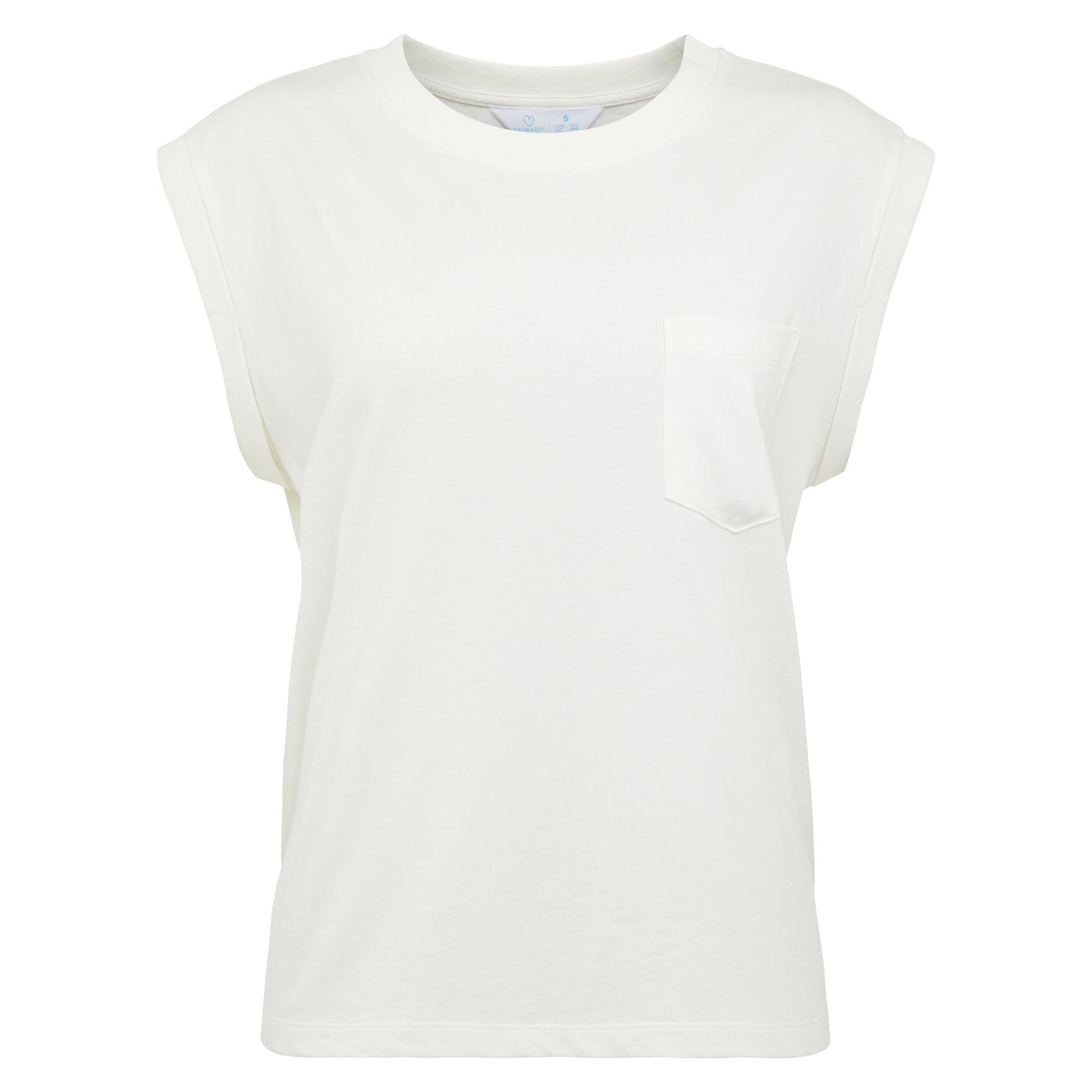 White Pocket Detail Tank Top Women's Tops Women's Clothing Our