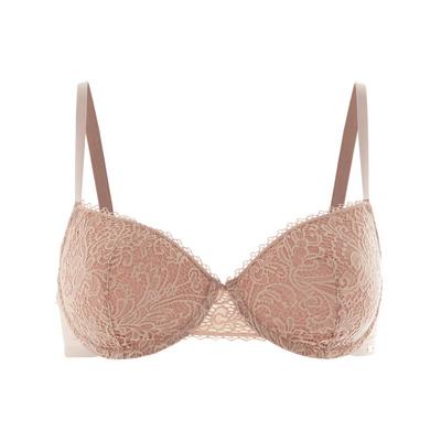 Mocha Lace Underwired Spacer Bra A-D