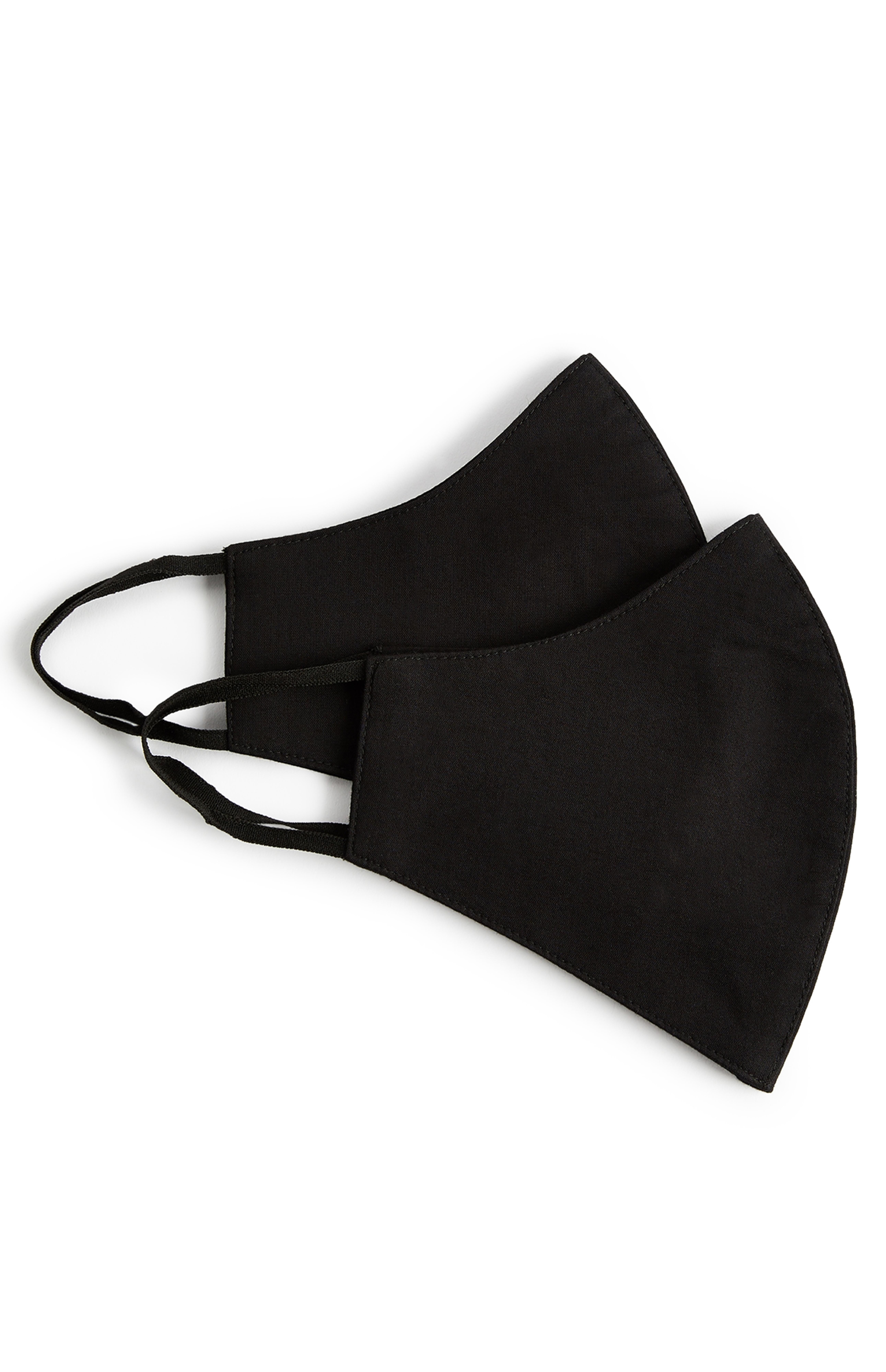 Black Face Masks 2 Pack Men's Accessories Belts, Hats & Sunglasses