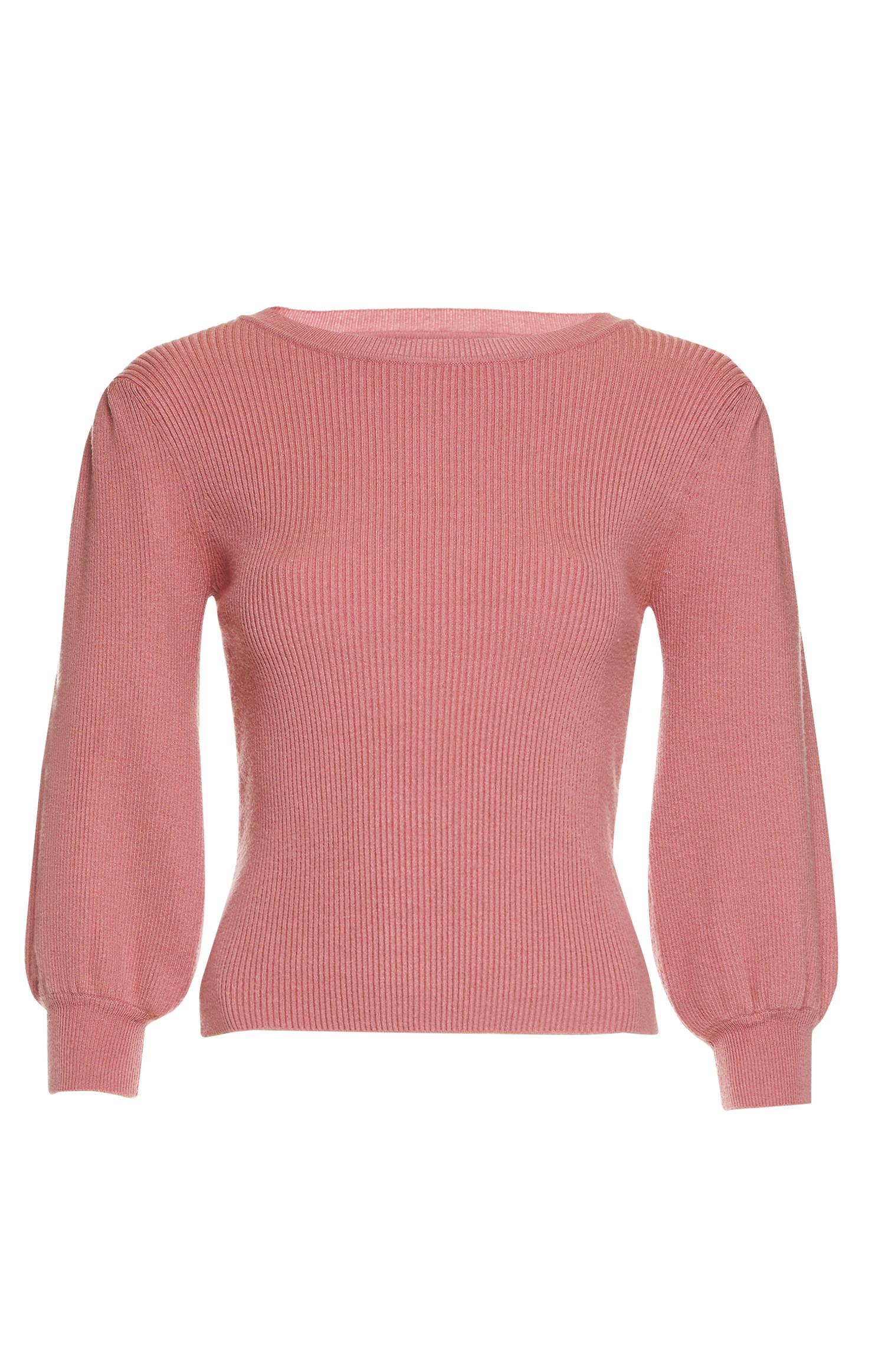 Pink Puff Sleeve Jumper | Women's Jumpers & Sweaters | Women's Jumpers ...