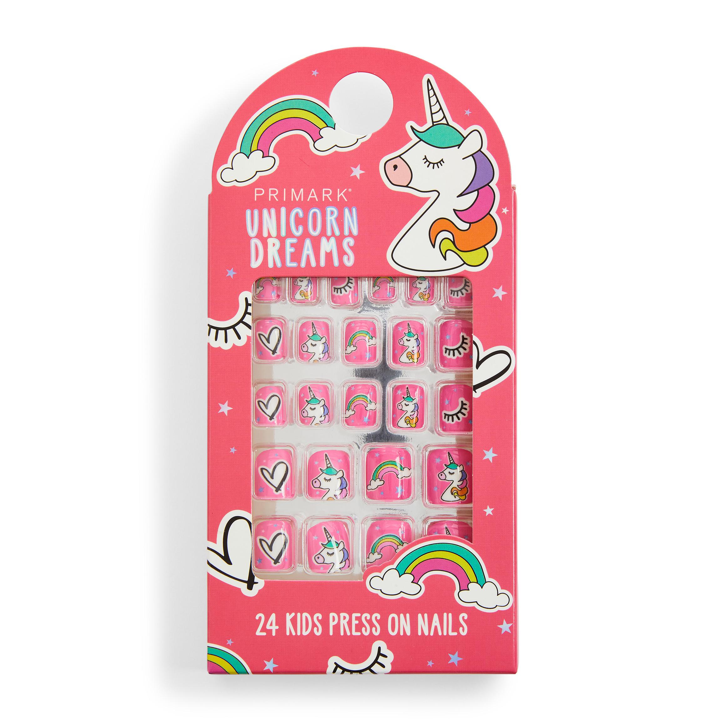 Primark Unicorn Dreams Kids Press On Nails | Kids Makeup: Lip Glosses